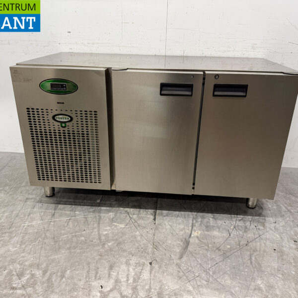 Stainless steel Foster Refrigerated Workbench 2 doors 142 cm 230V Catering