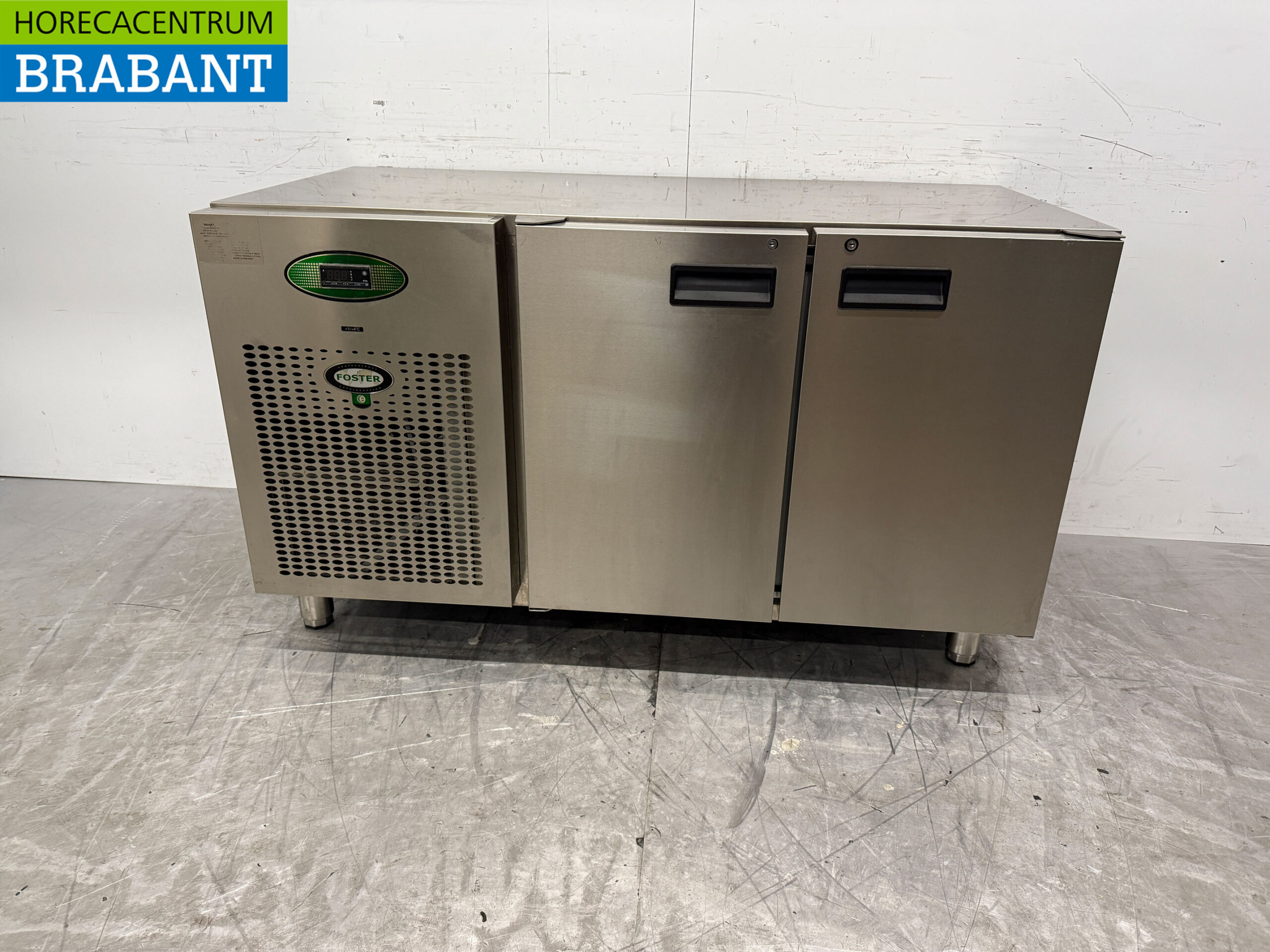 Stainless steel Foster Refrigerated Workbench 2 doors 142 cm 230V Catering