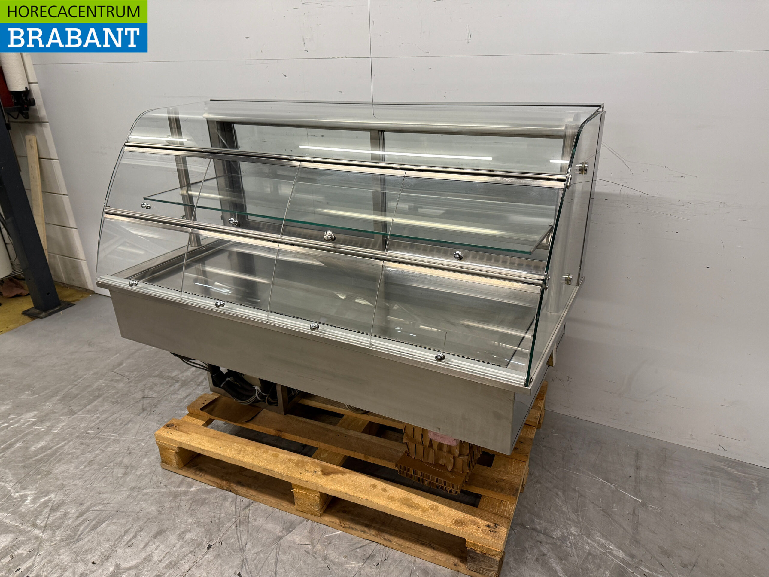 Stainless steel Nordcap Built-in Refrigerated Display Case 145 cm 230V Catering - Image 2