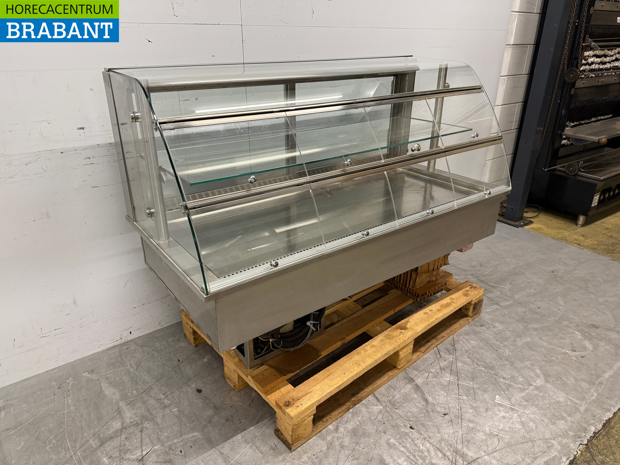 Stainless steel Nordcap Built-in Refrigerated Display Case 145 cm 230V Catering - Image 3