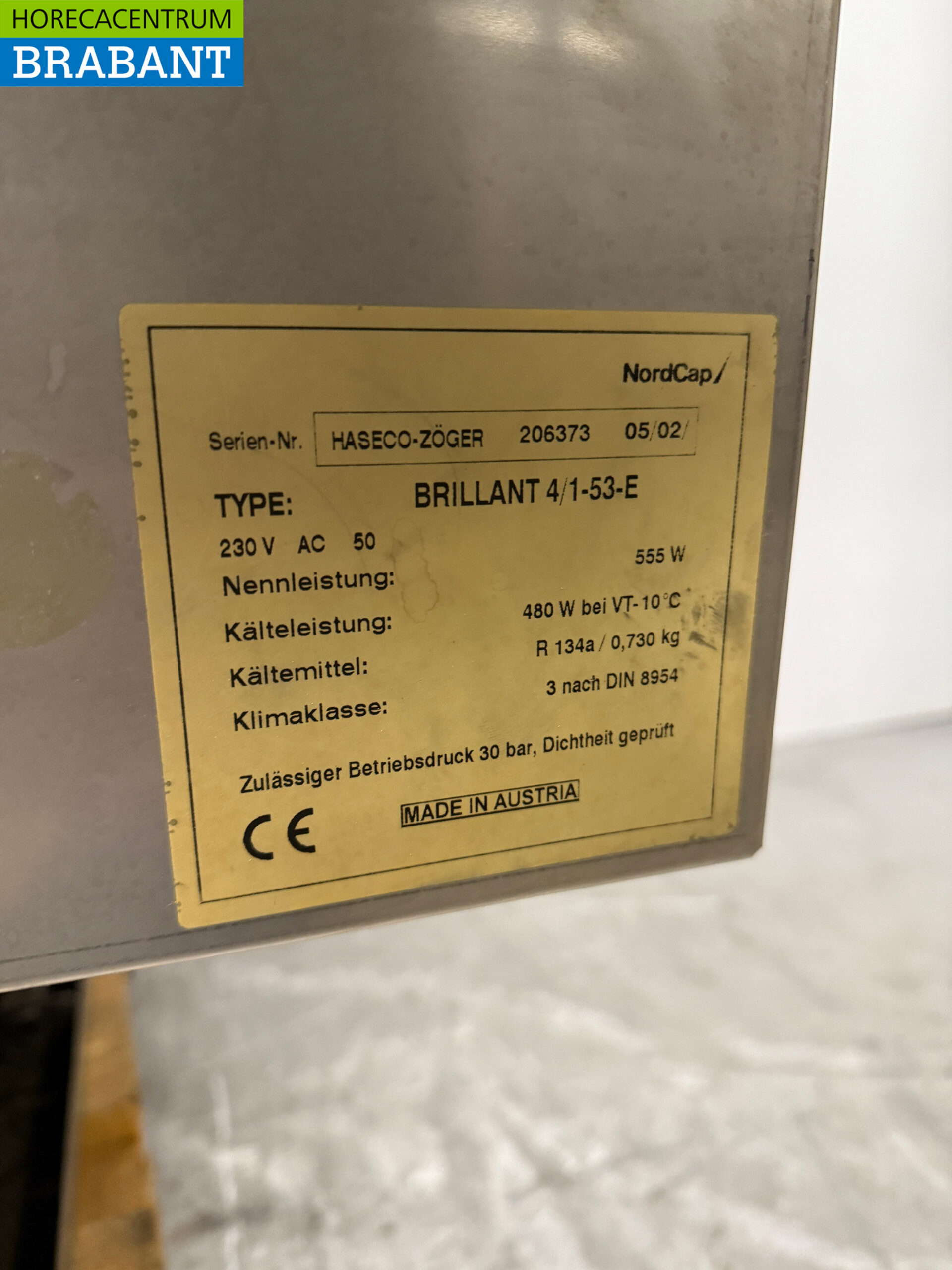 Stainless steel Nordcap Built-in Refrigerated Display Case 145 cm 230V Catering - Image 6