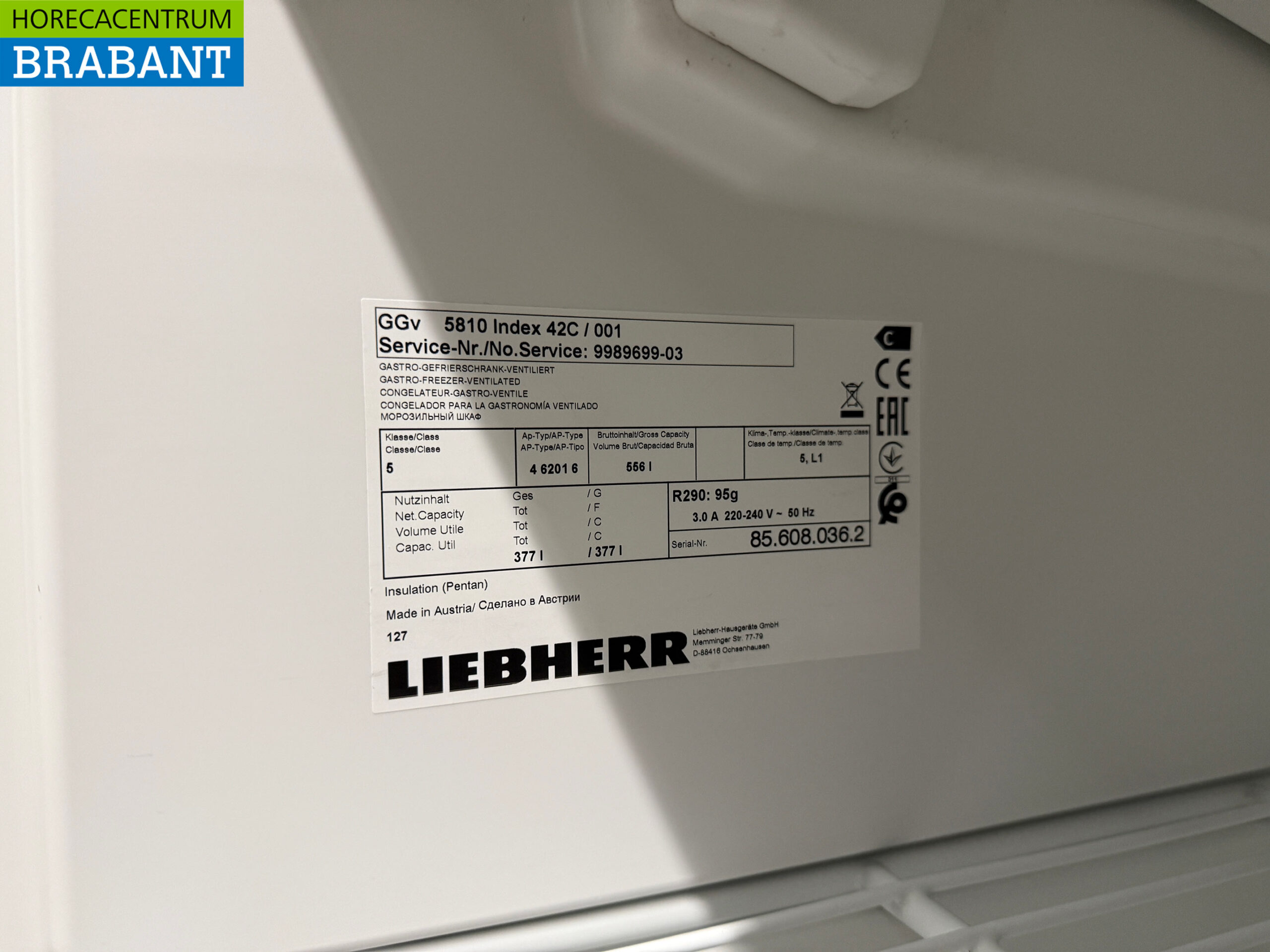 Liebherr Freezer 556 liters 230V Horeca - Image 5