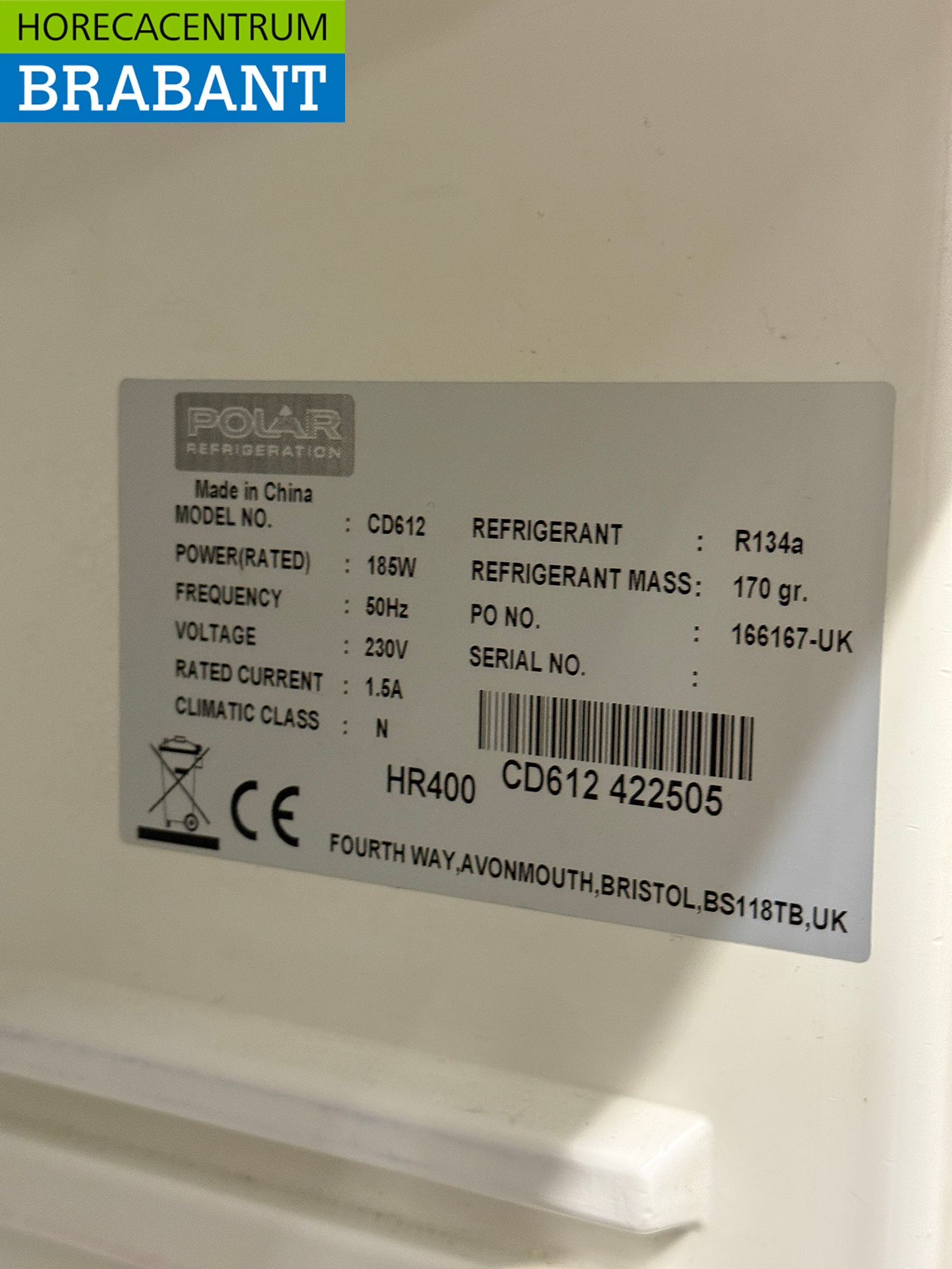 Polar Refrigeration 400 liters 230V Catering - Image 5