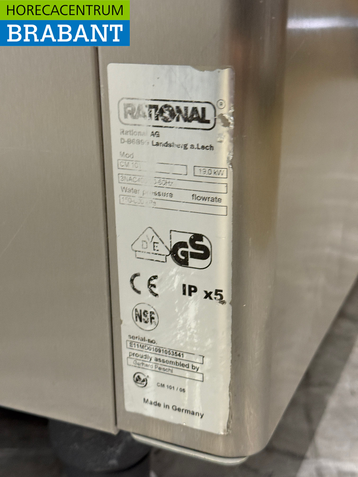 Stainless steel Rational CM 101 Combisteamer 10 x 1/1 GN 400V Horeca - Image 10