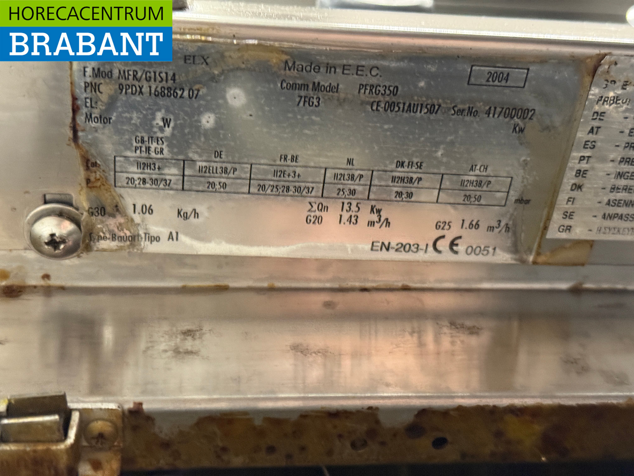 Stainless steel Zanussi Fryer 14 liter GAS Catering - Image 6