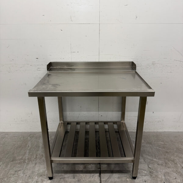 Stainless Steel Drainage Table T.B.V. Slide Through Dishwasher 90 x 75 x 93 cm Horeca