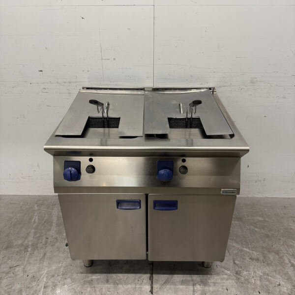 Stainless steel Electrolux Double Fryer 2 x 7 liter GAS Catering