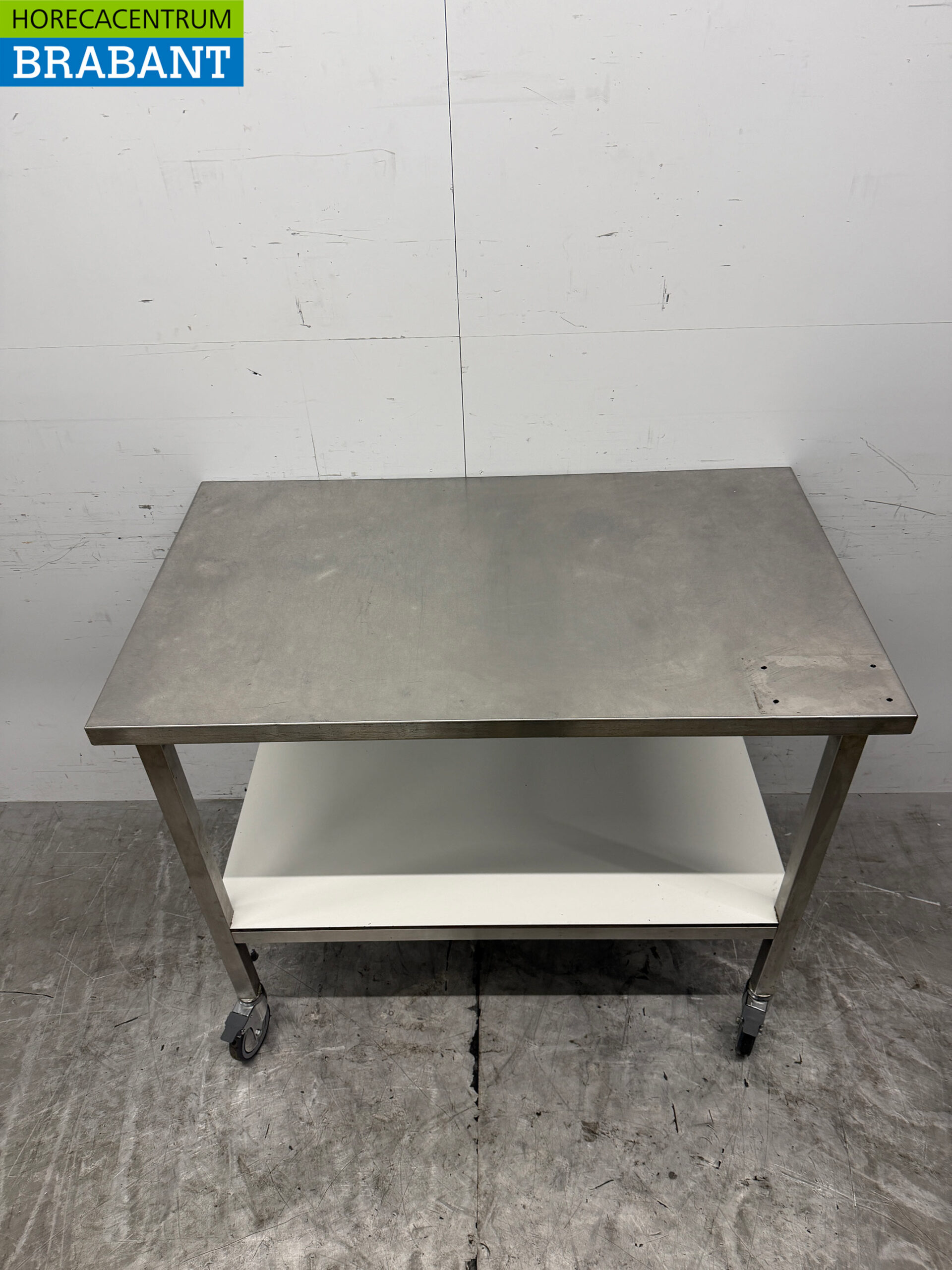 Stainless Steel Mobile Worktable 120 x 70 x 101.5 cm Catering - Image 4