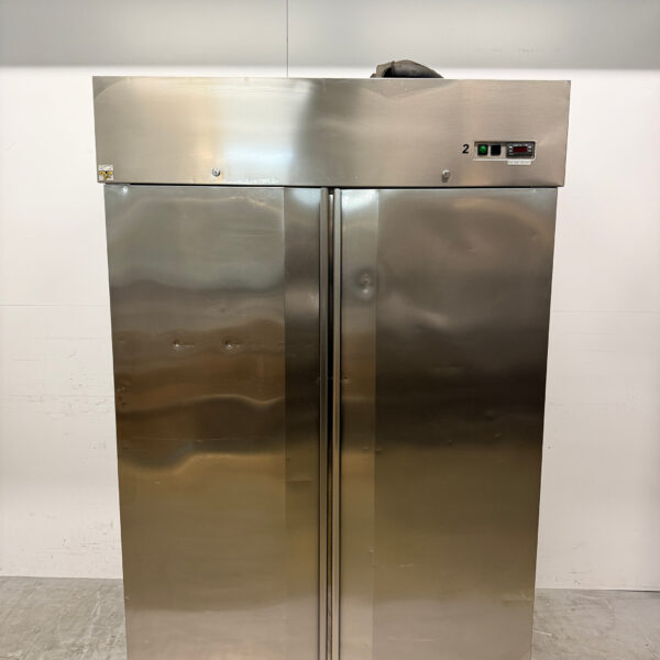 Stainless steel Olis Double Door Freezer 1200 liters 230V Catering