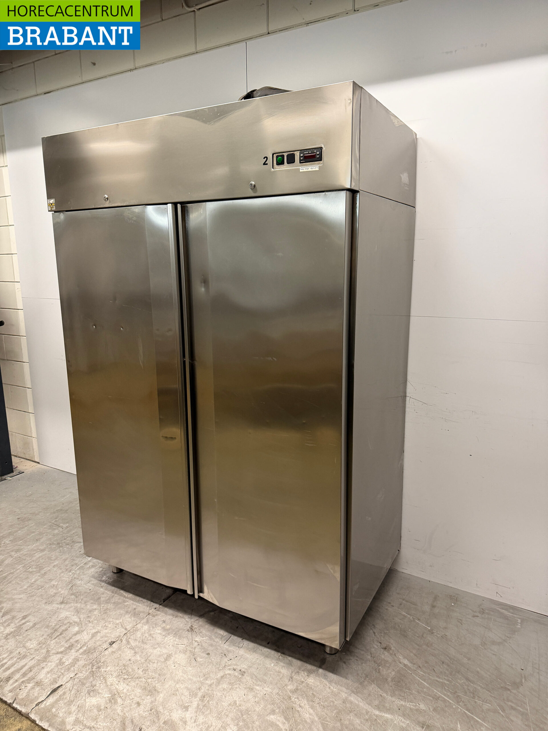Stainless steel Olis Double Door Freezer 1200 liters 230V Catering - Image 2