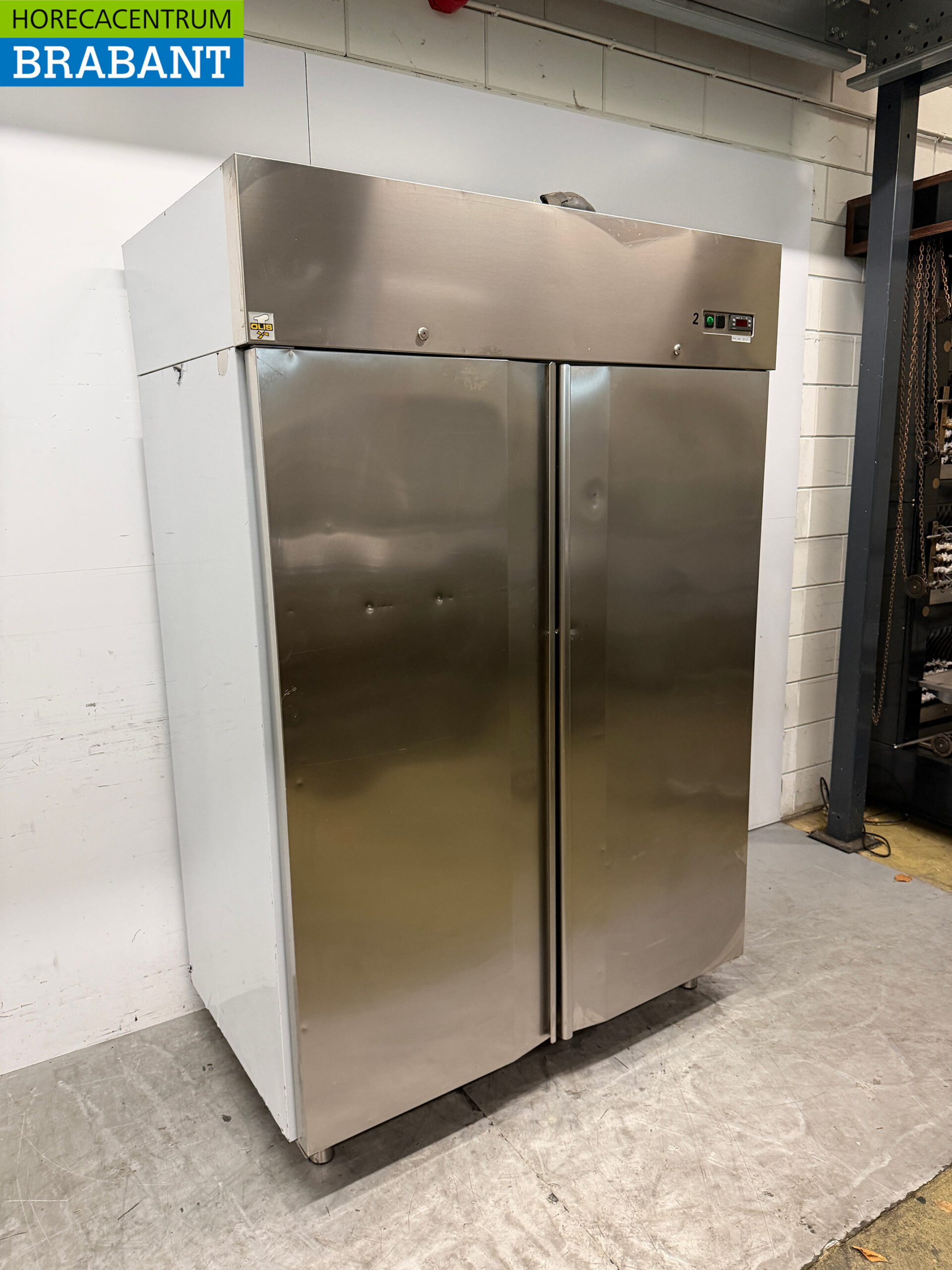 Stainless steel Olis Double Door Freezer 1200 liters 230V Catering - Image 3