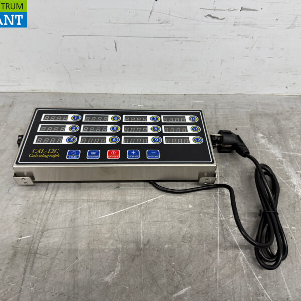 Stainless steel Digital Cooking Alarm 12 channels 230V Catering