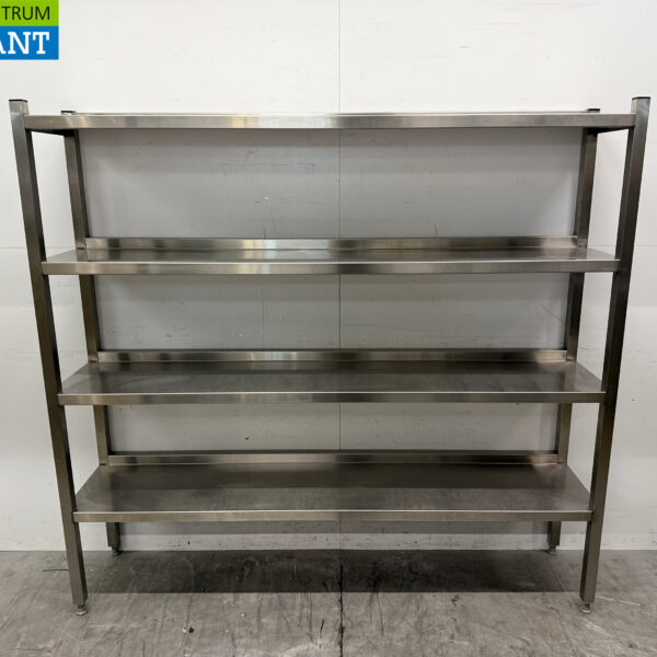 Stainless steel Shelving Storage Rack 190 x 40 x 179 cm Catering