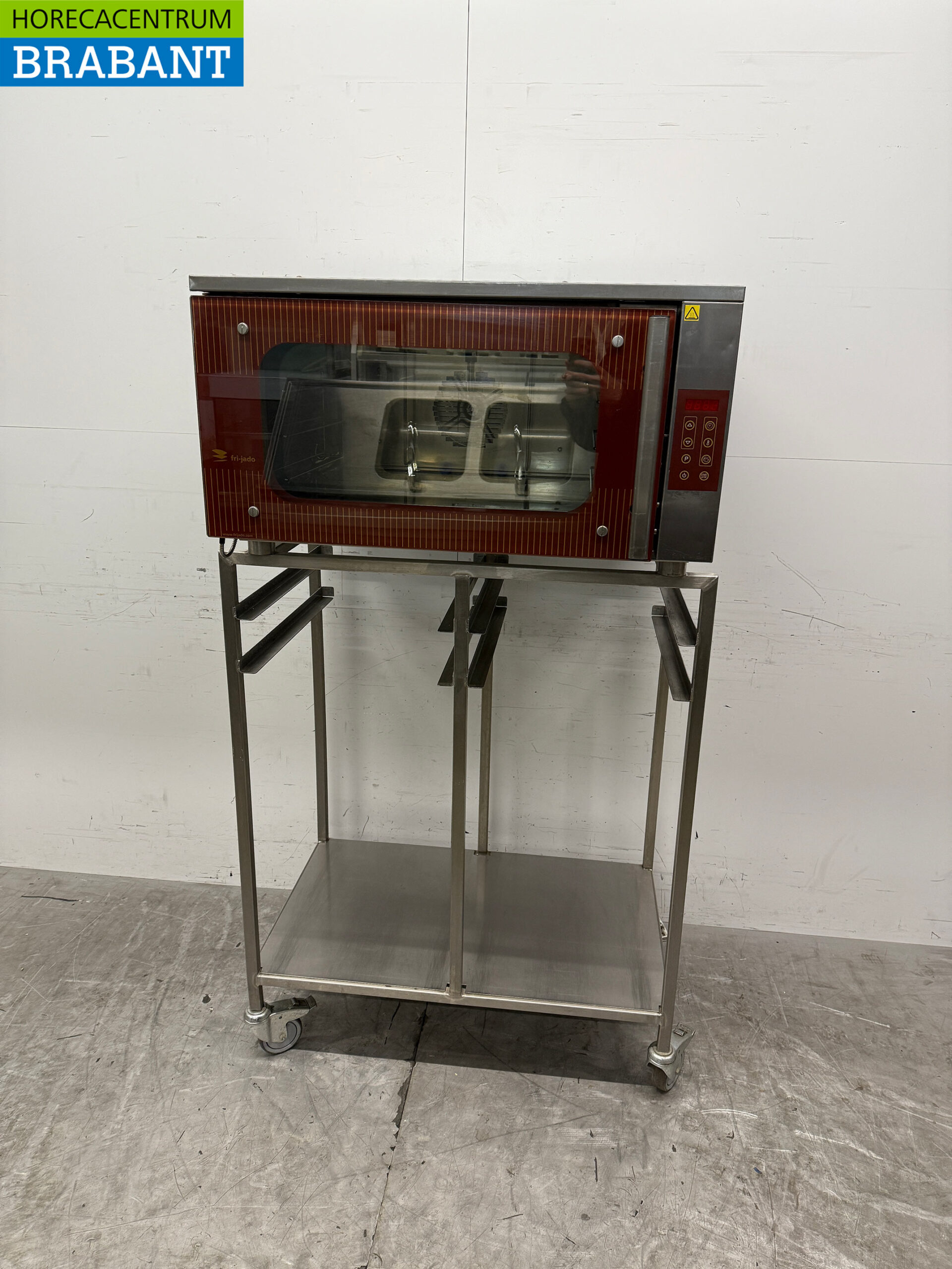 Stainless steel Fri-Jado Hot Air Oven 3 x 60/40 cm 230V Horeca