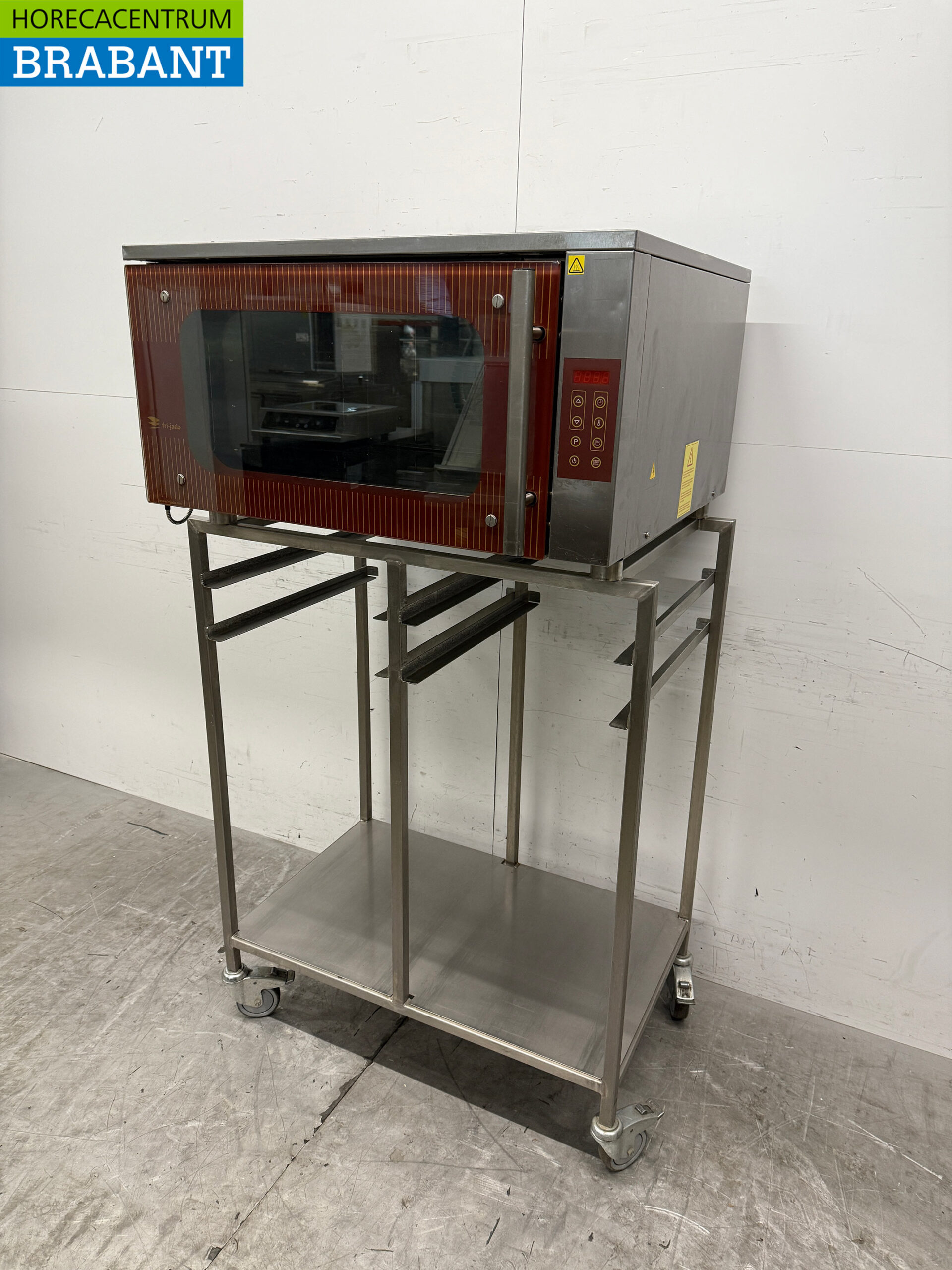 Stainless steel Fri-Jado Hot Air Oven 3 x 60/40 cm 230V Horeca - Image 2