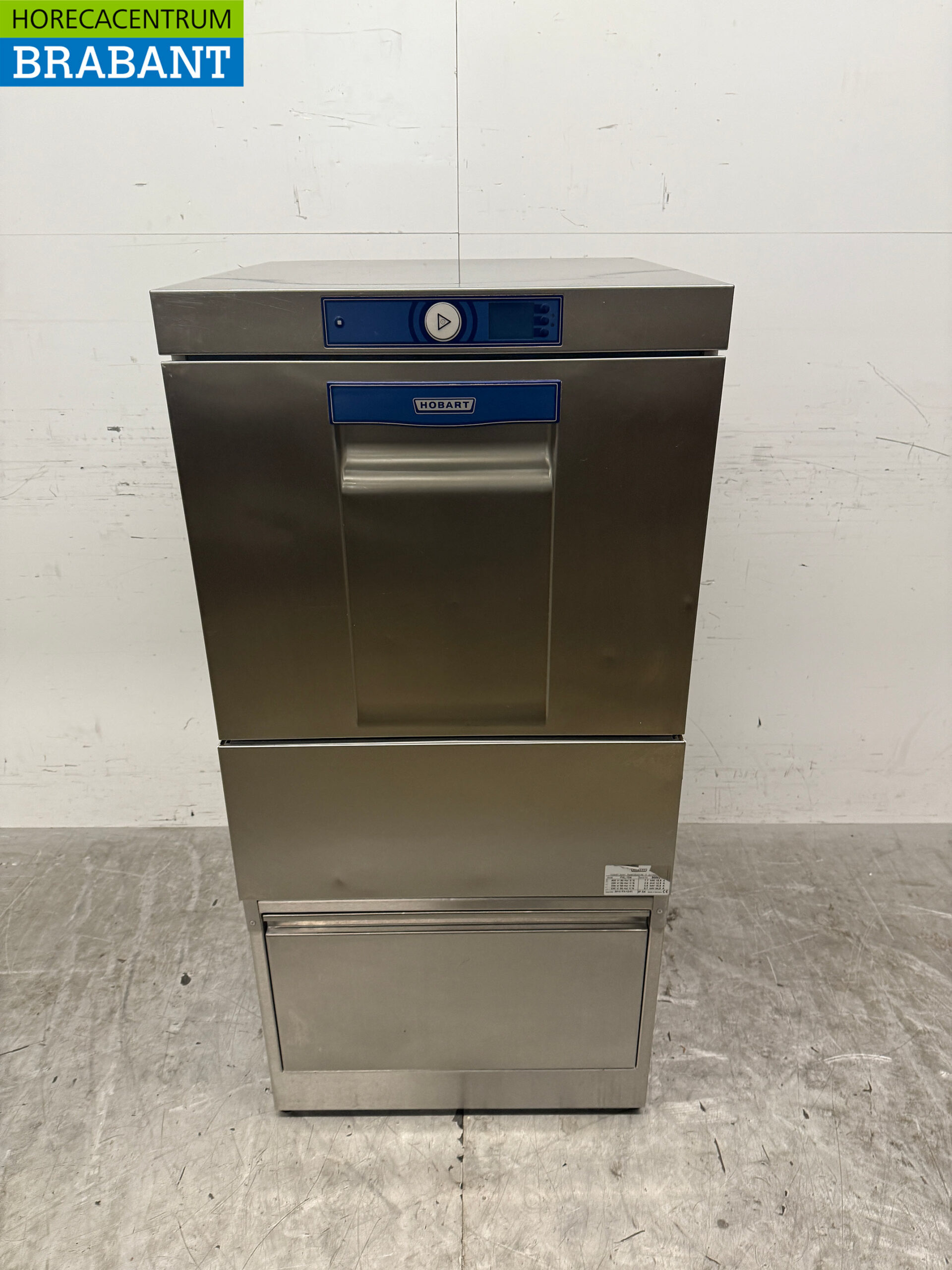 Stainless steel Hobart Dishwasher with base and drain pump 400V catering