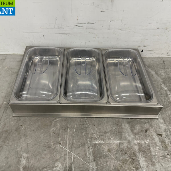 Stainless steel GN Holder 3 x 1/3 GN Catering