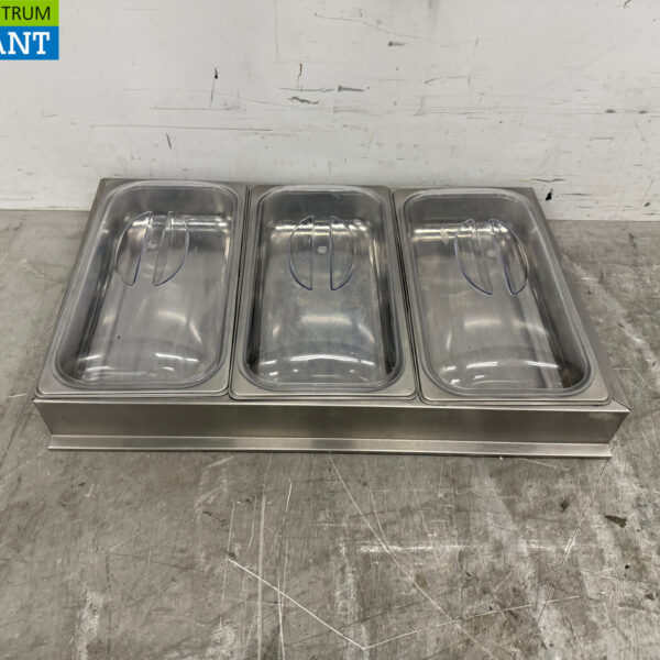 Stainless steel GN Holder 3 x 1/3 GN Catering