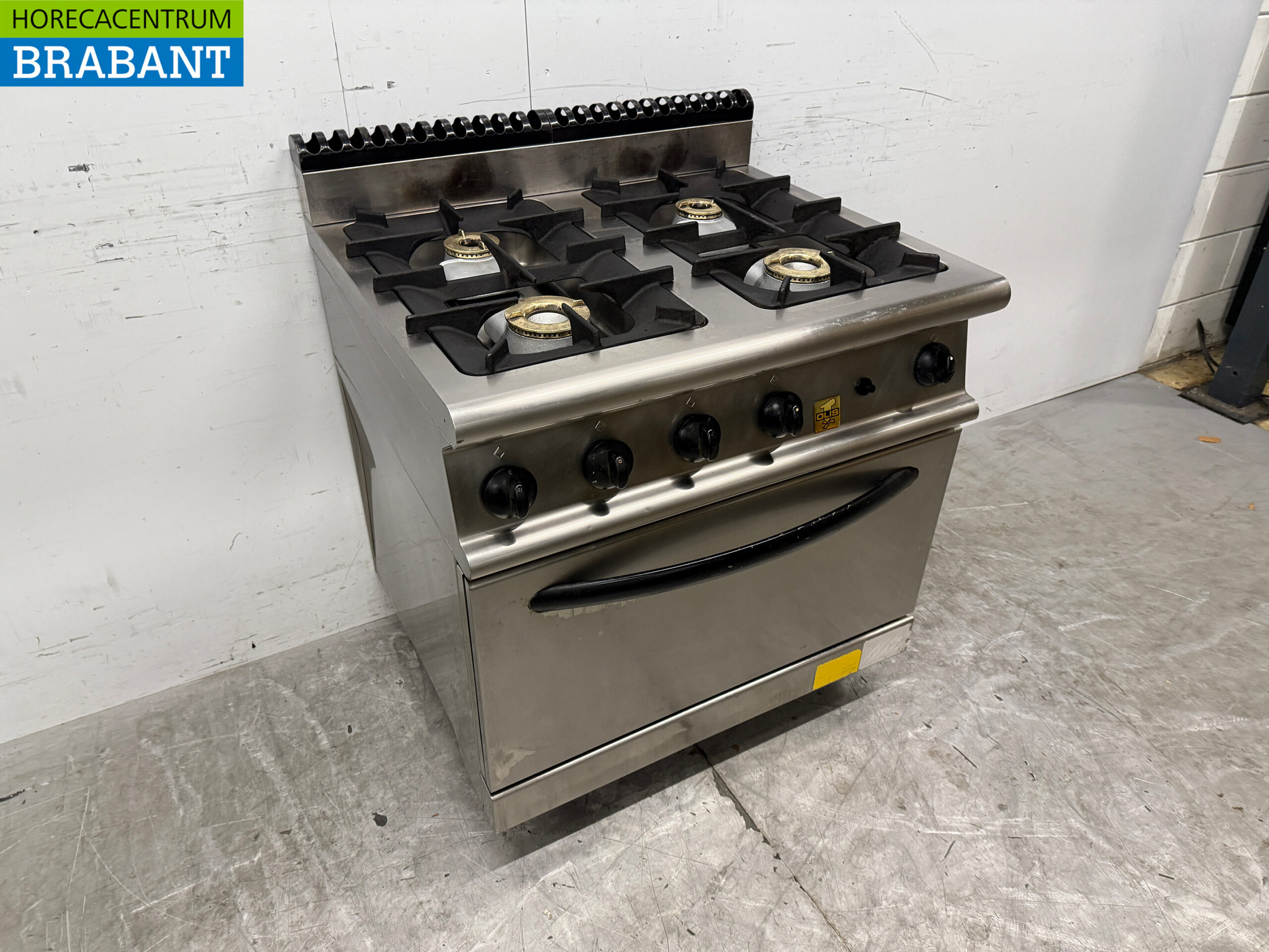 Stainless steel Olis 4 Burner Stove with oven 80 cm GAS Horeca - Image 3