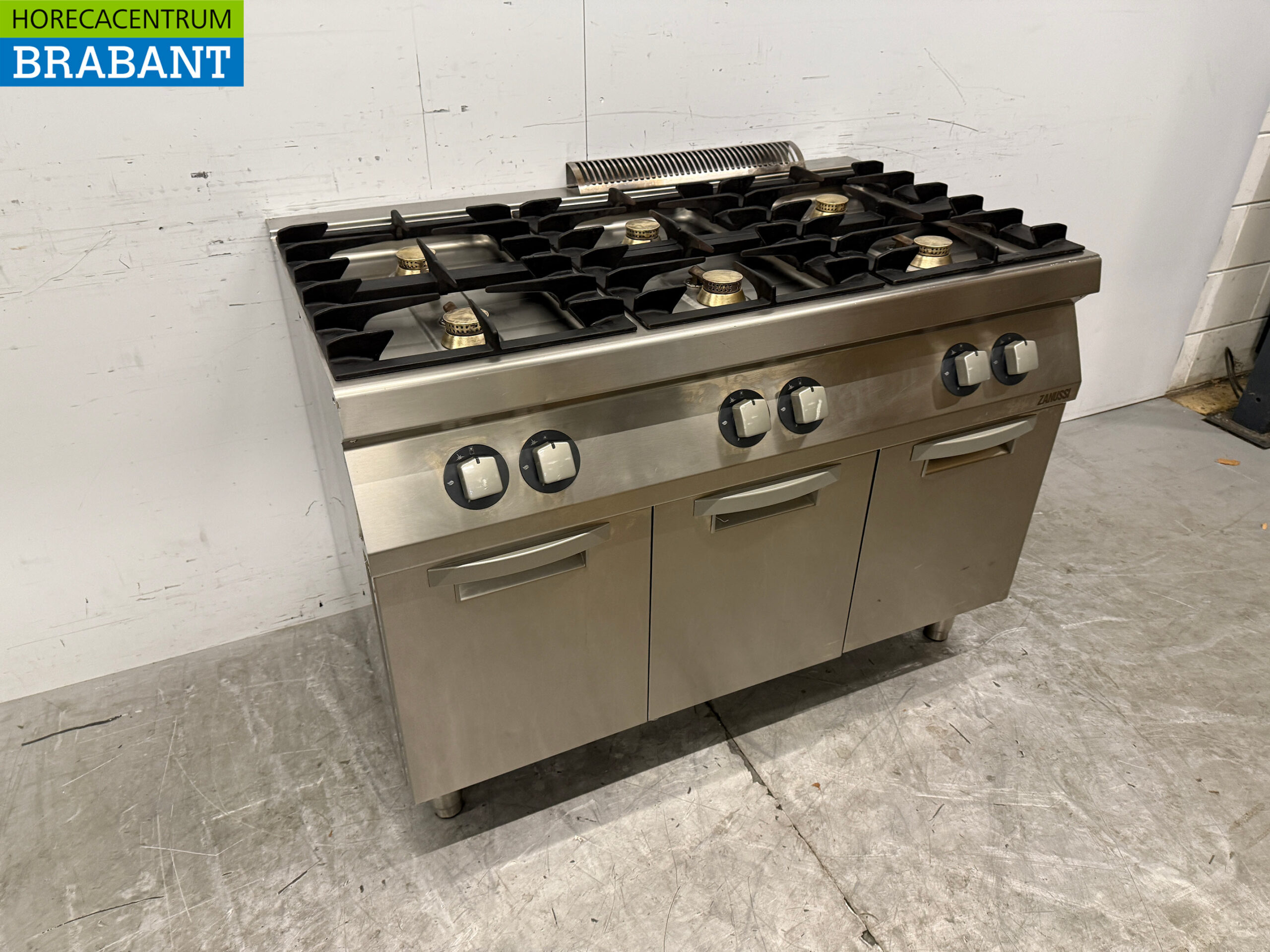 Stainless steel Zanussi 6 Burner Stove 120 cm GAS Catering - Image 3