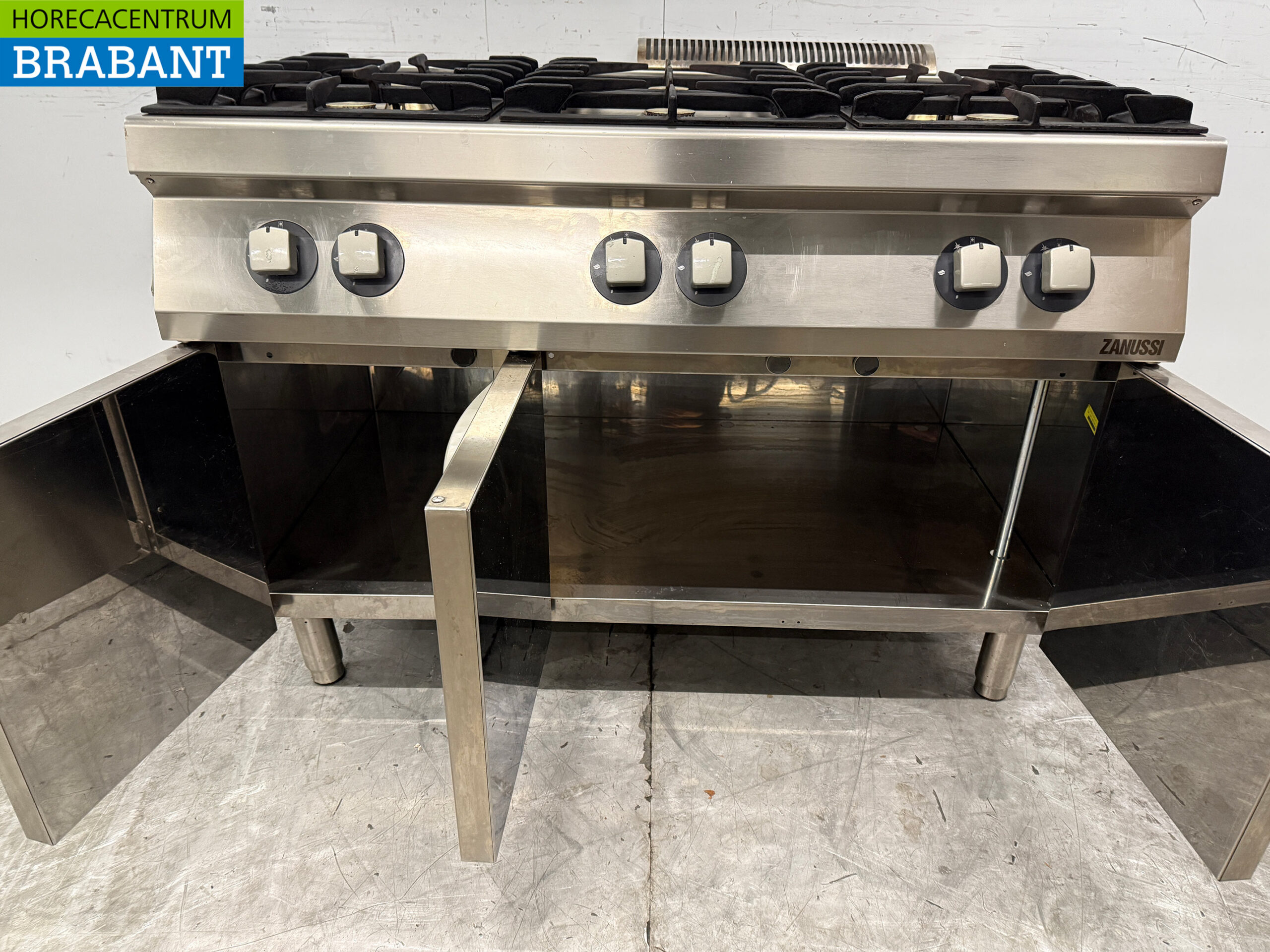 Stainless steel Zanussi 6 Burner Stove 120 cm GAS Catering - Image 5