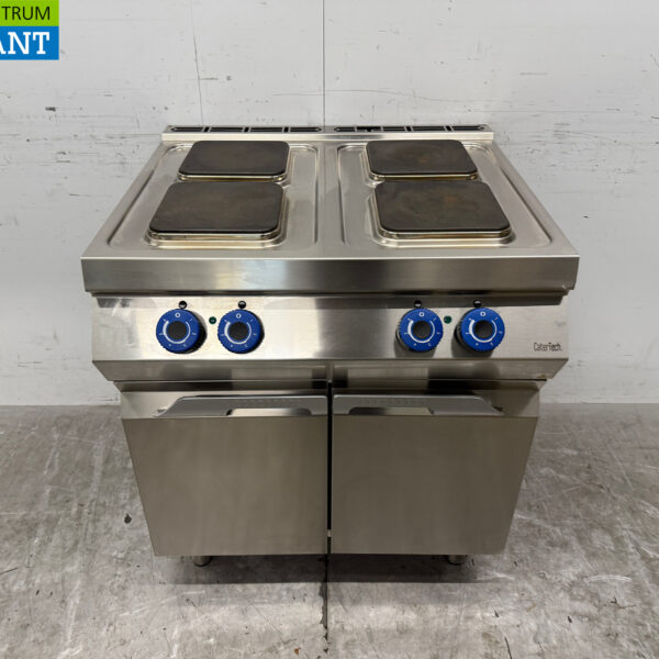 Stainless steel Catertech 4 Burner Electric Stove 400V Catering
