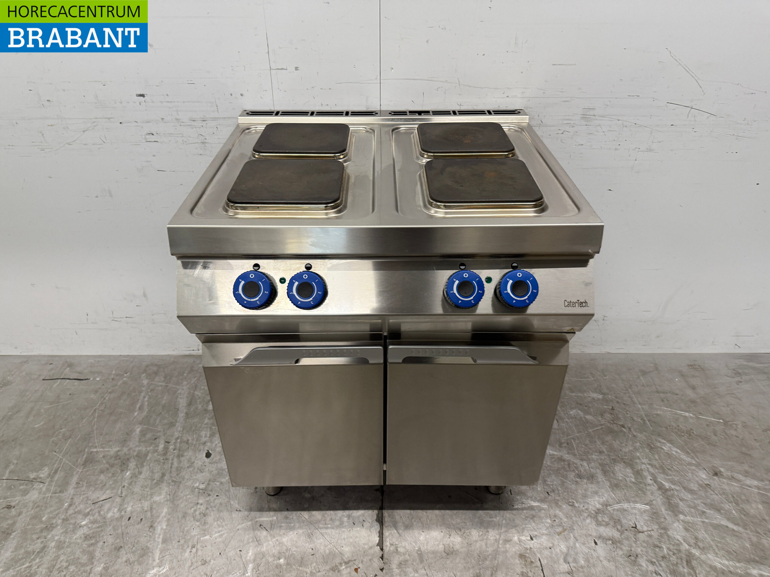 Stainless steel Catertech 4 Burner Electric Stove 400V Catering