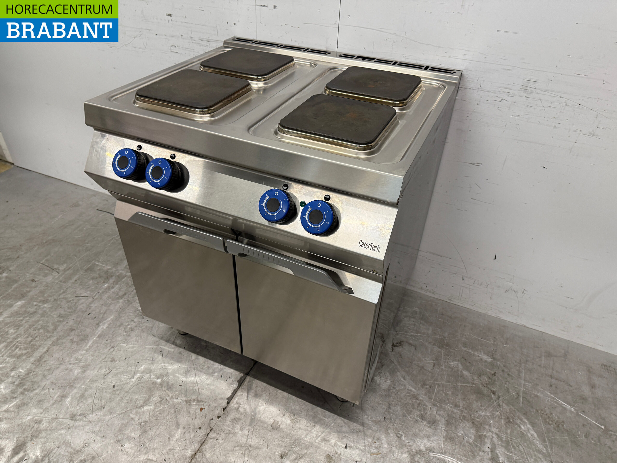 Stainless steel Catertech 4 Burner Electric Stove 400V Catering - Image 2