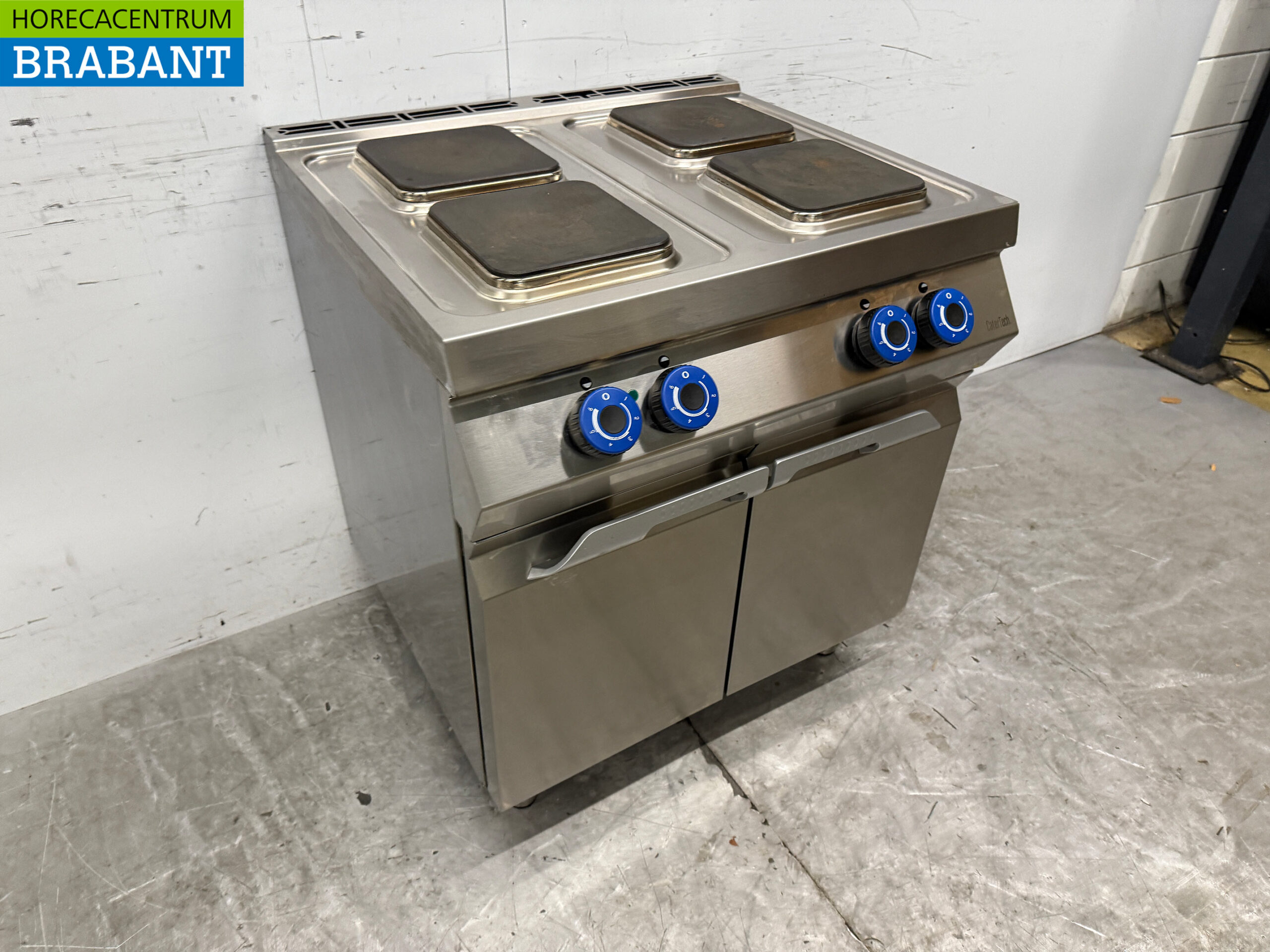 Stainless steel Catertech 4 Burner Electric Stove 400V Catering - Image 3
