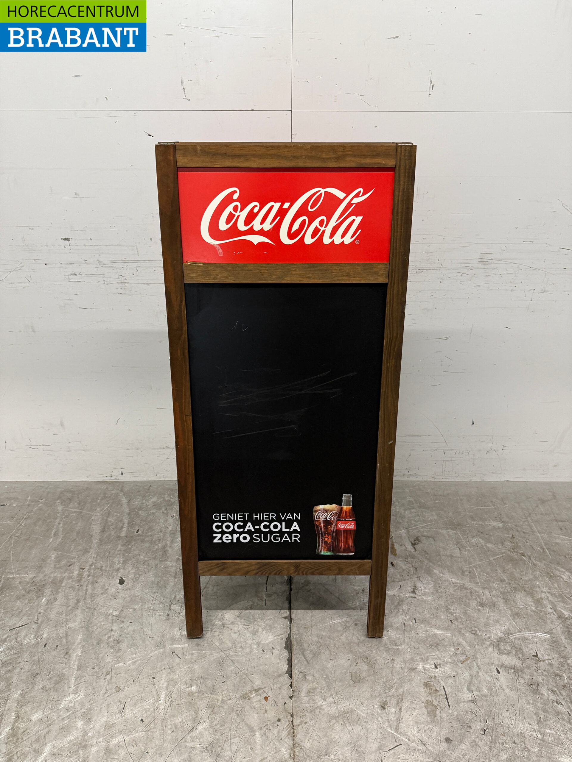 Wooden Advertising Board Chalkboard Pavement Sign Horeca