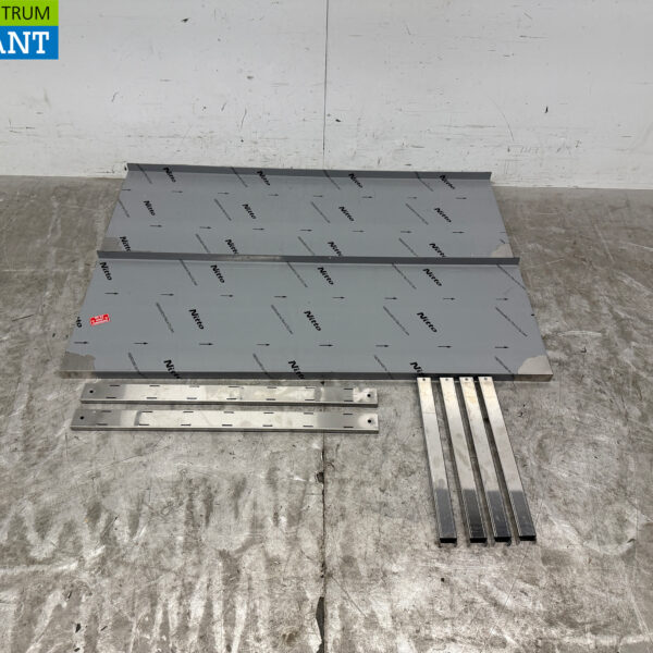 Stainless steel Double Wall Shelf 120 x 40 cm Catering