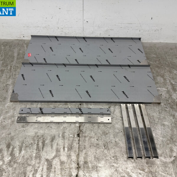 Stainless steel Double Wall Shelf 120 x 40 cm Catering