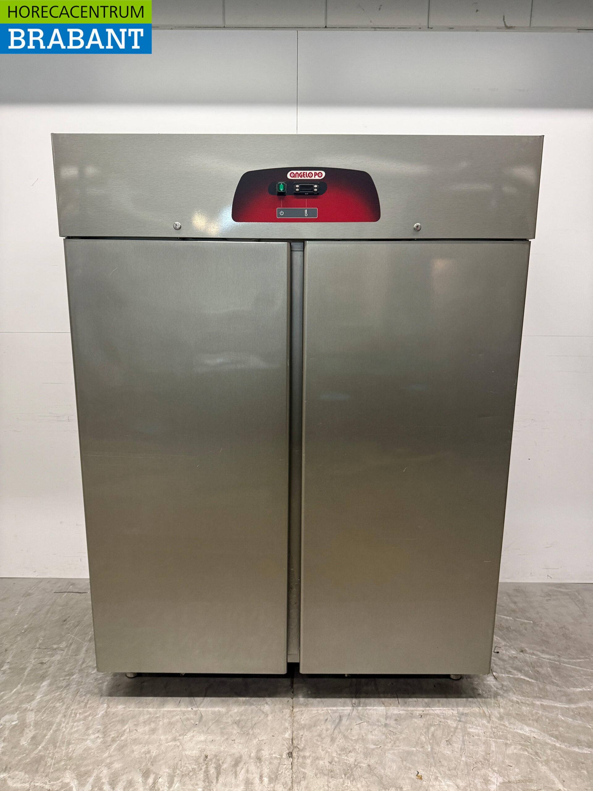 Stainless steel Angelo Po Double Door Freezer 1400 liters 230V Catering