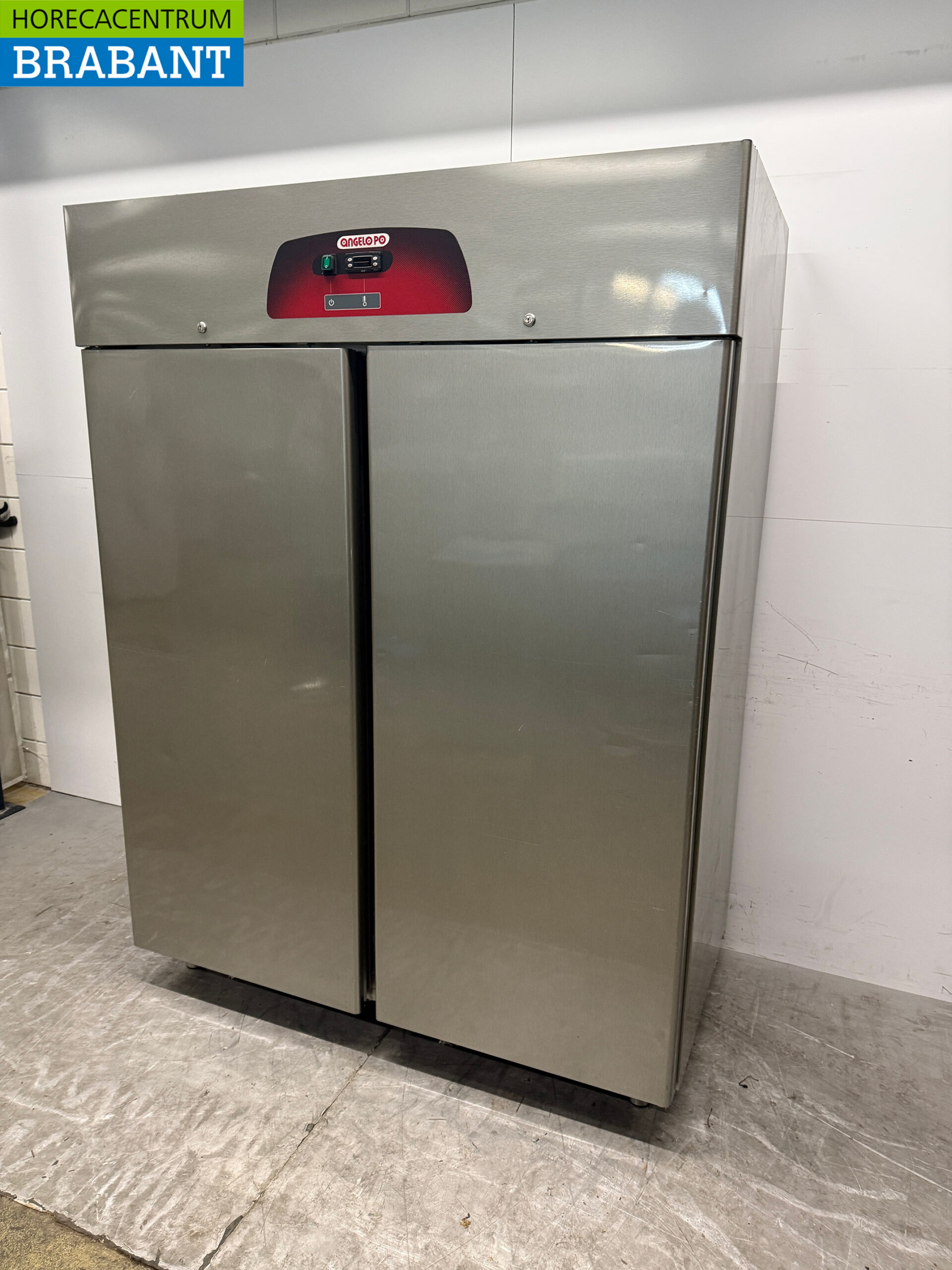 Stainless steel Angelo Po Double Door Freezer 1400 liters 230V Catering - Image 2