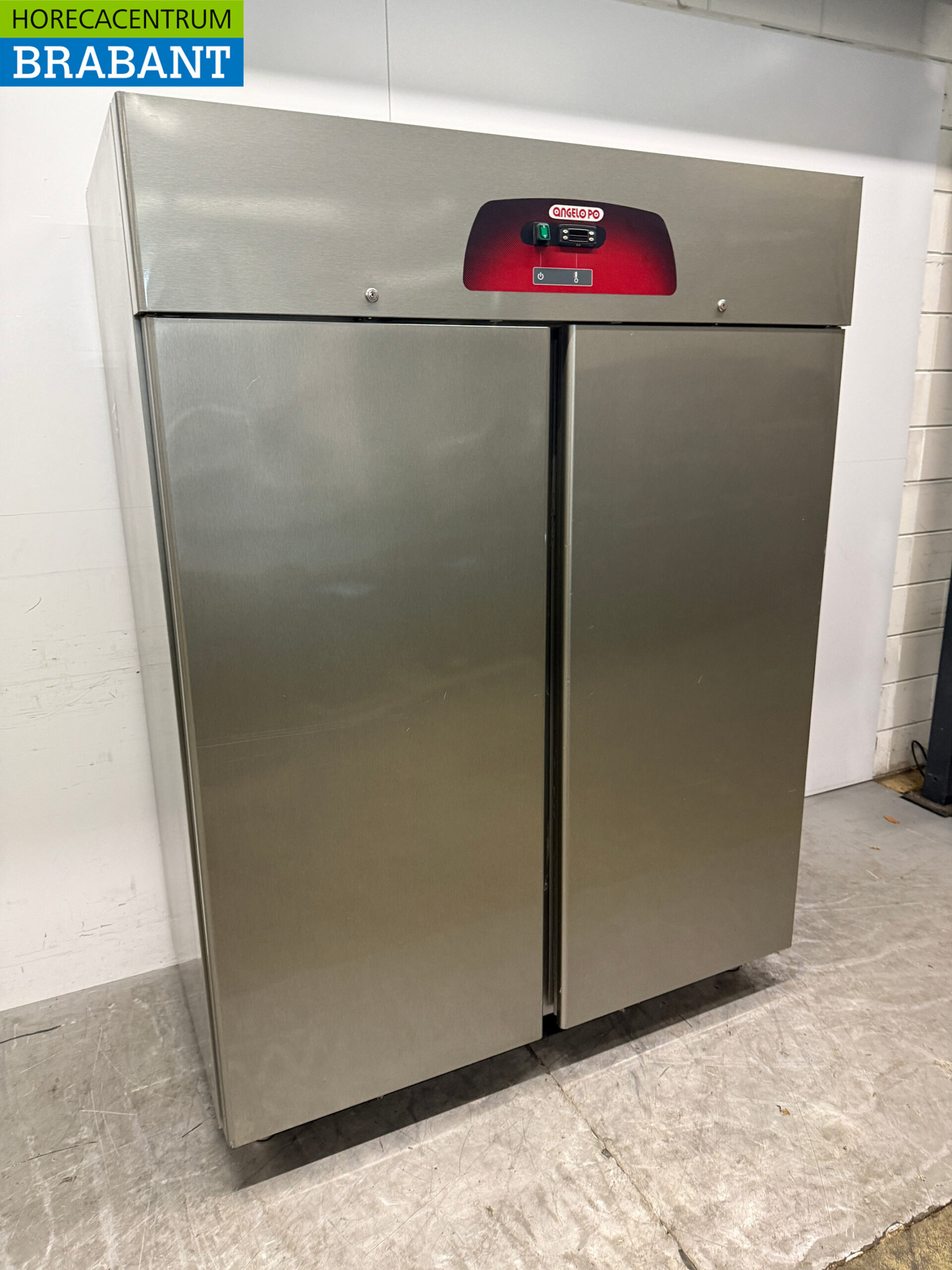 Stainless steel Angelo Po Double Door Freezer 1400 liters 230V Catering - Image 3