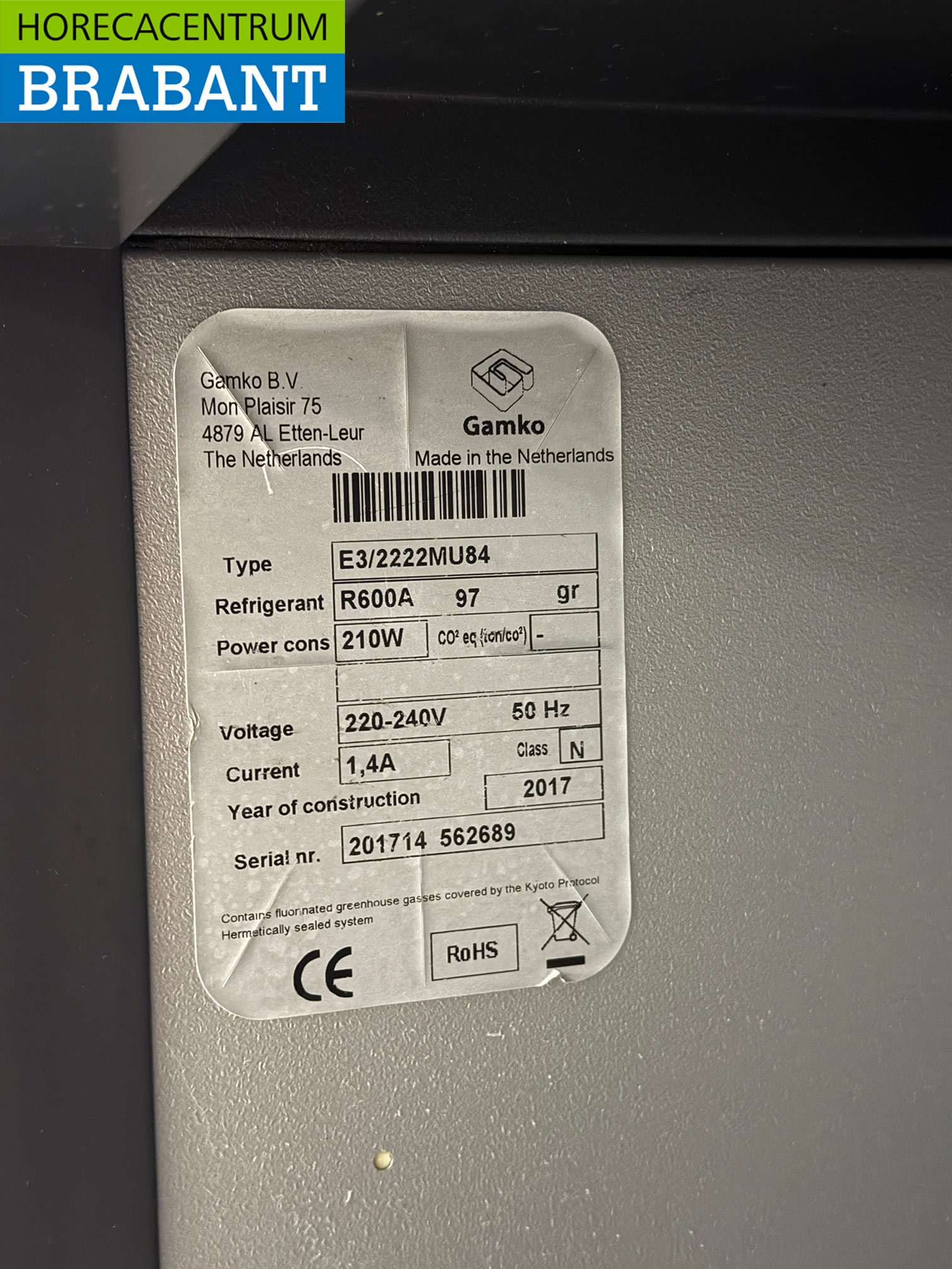 Gamko 4 Door Bar Refrigerator 254,3 cm 230V Catering - Image 5