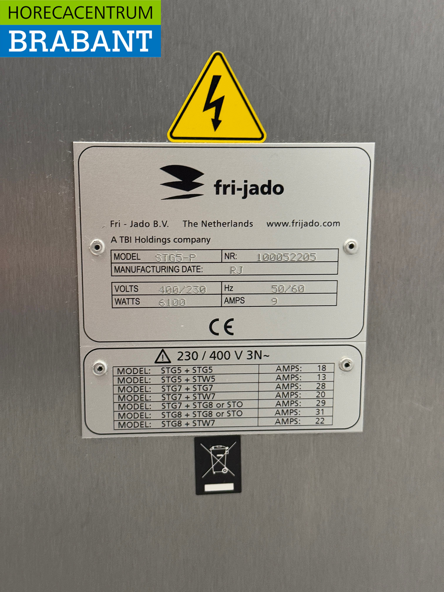 Stainless steel Fri-Jado Rotisserie Chicken Grill Grill 5 baskets 400V Horeca - Image 6