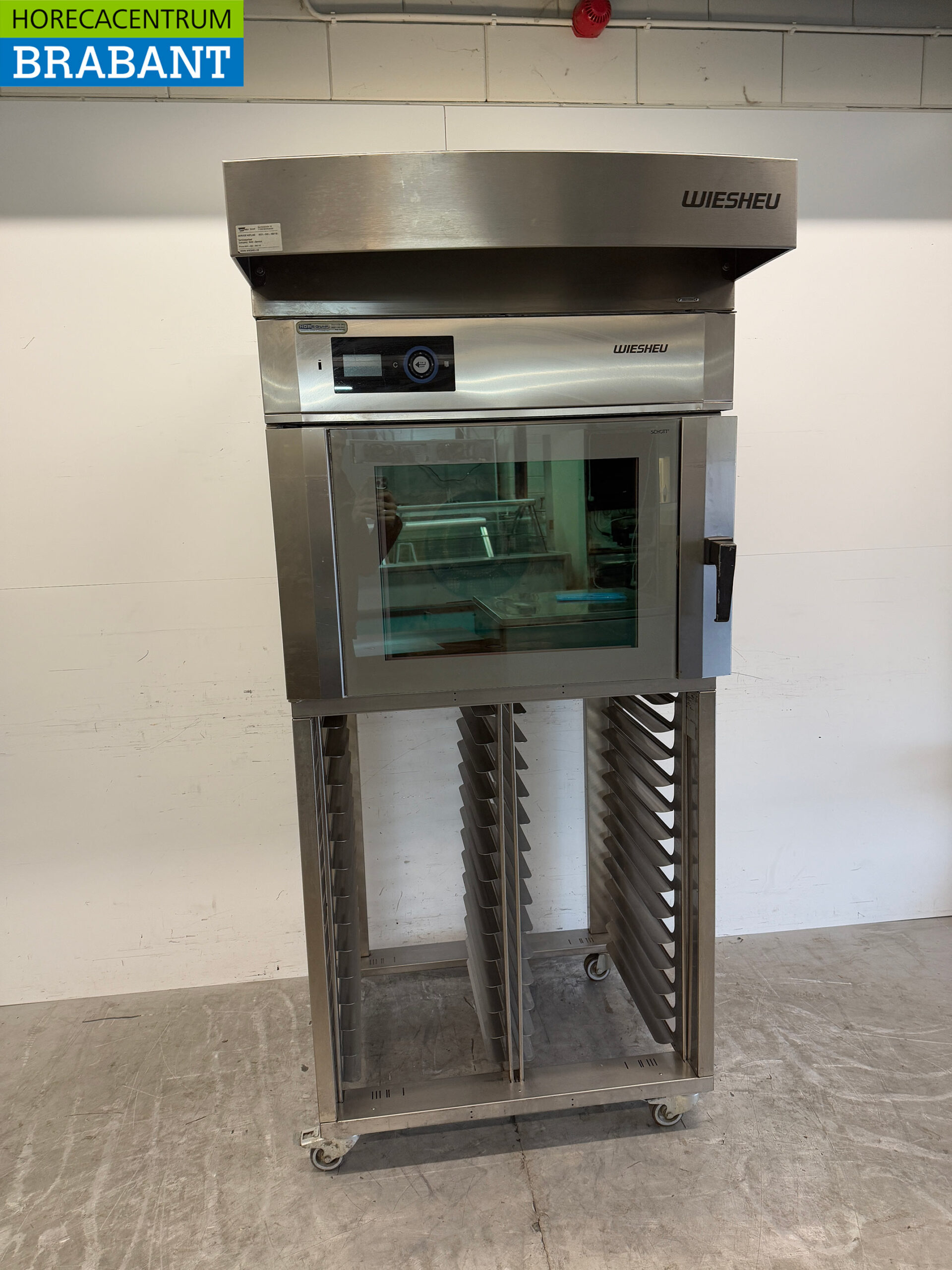 Stainless steel Wiesheu Hot air oven store oven 5 x 60/40 cm 400V Horeca