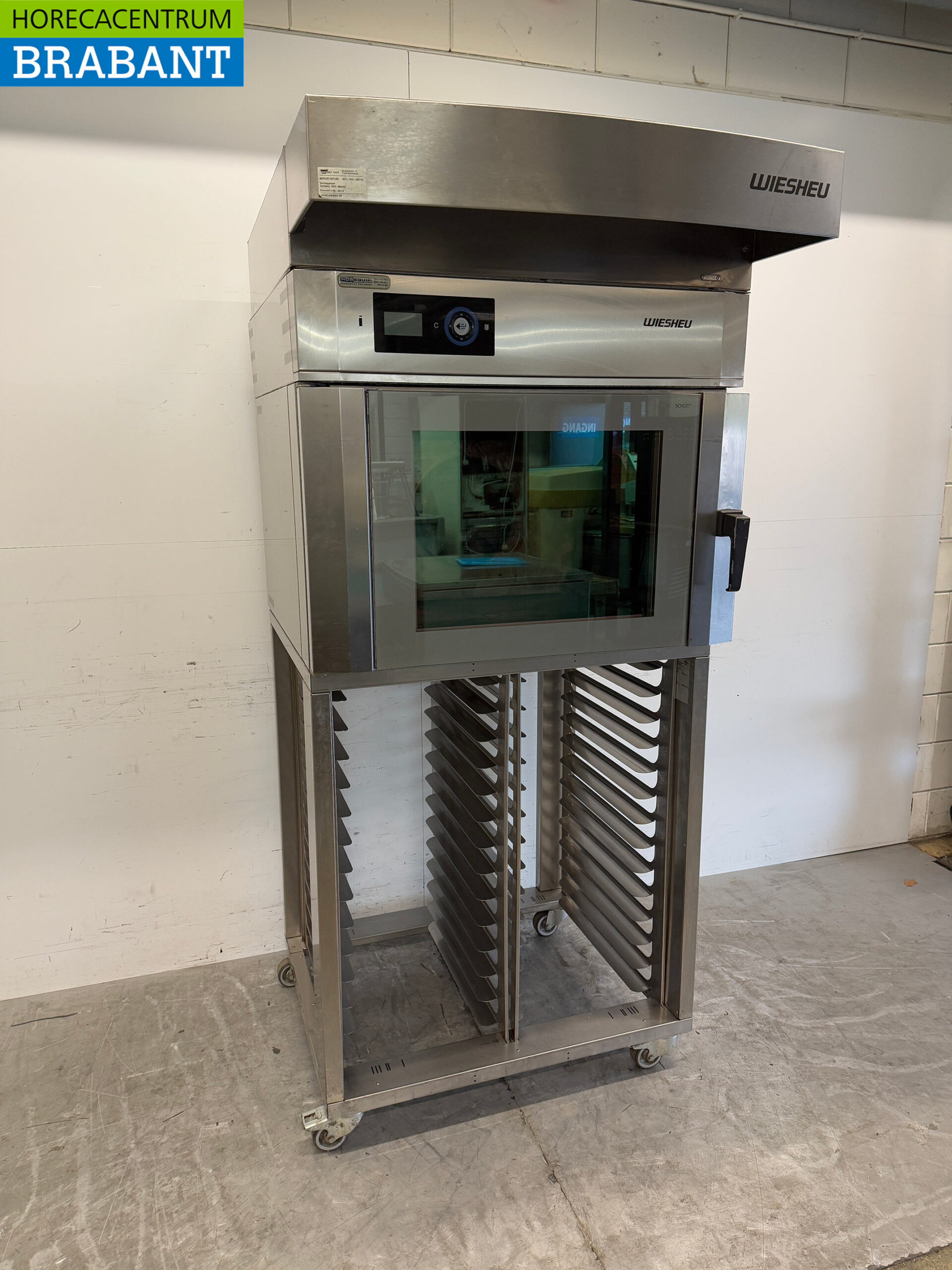 Stainless steel Wiesheu Hot air oven store oven 5 x 60/40 cm 400V Horeca - Image 2