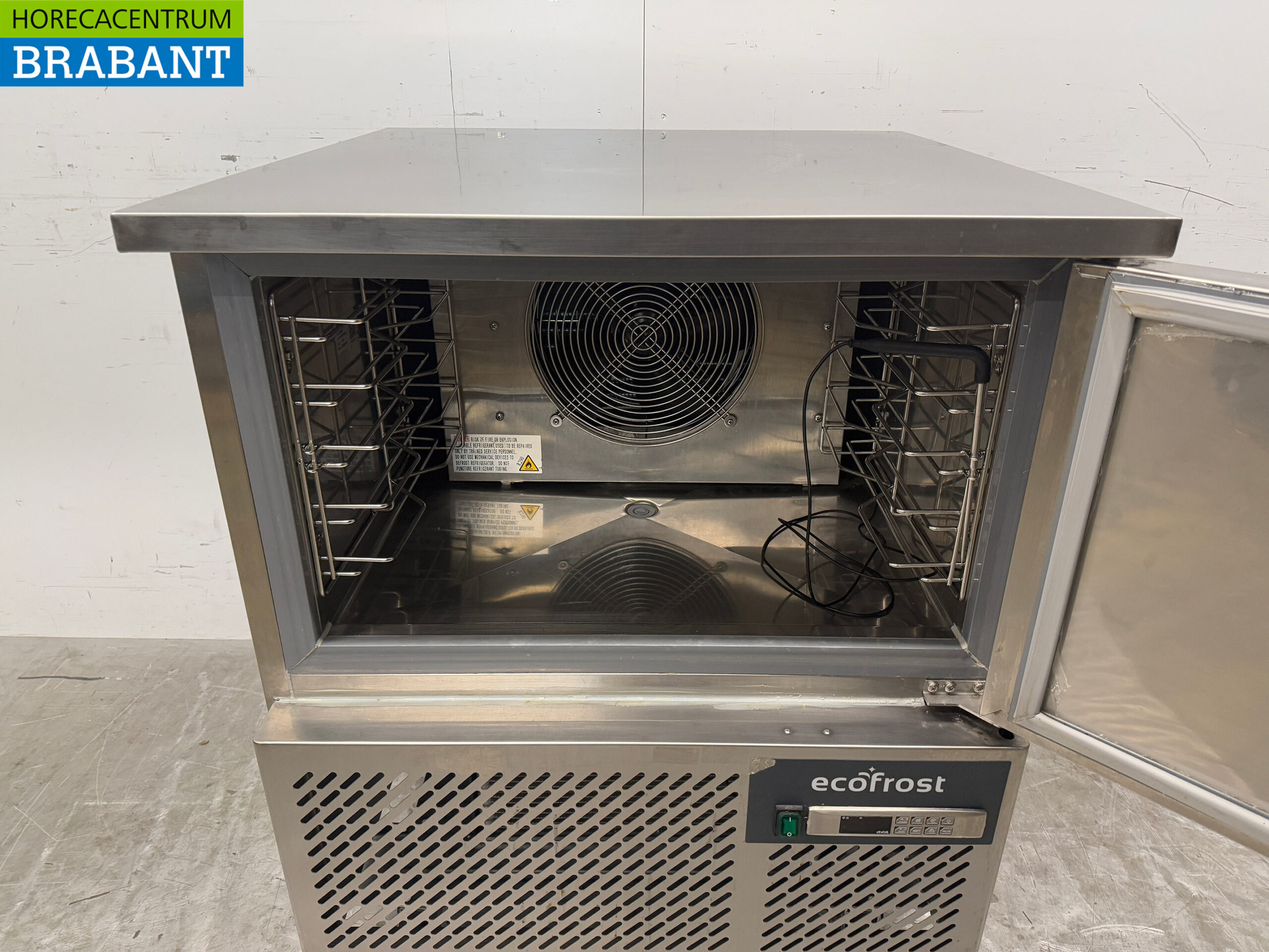Stainless steel Ecofrost Mobile Blastchiller 5x 1/1 GN or 60/40 cm 230V Horeca - Image 4
