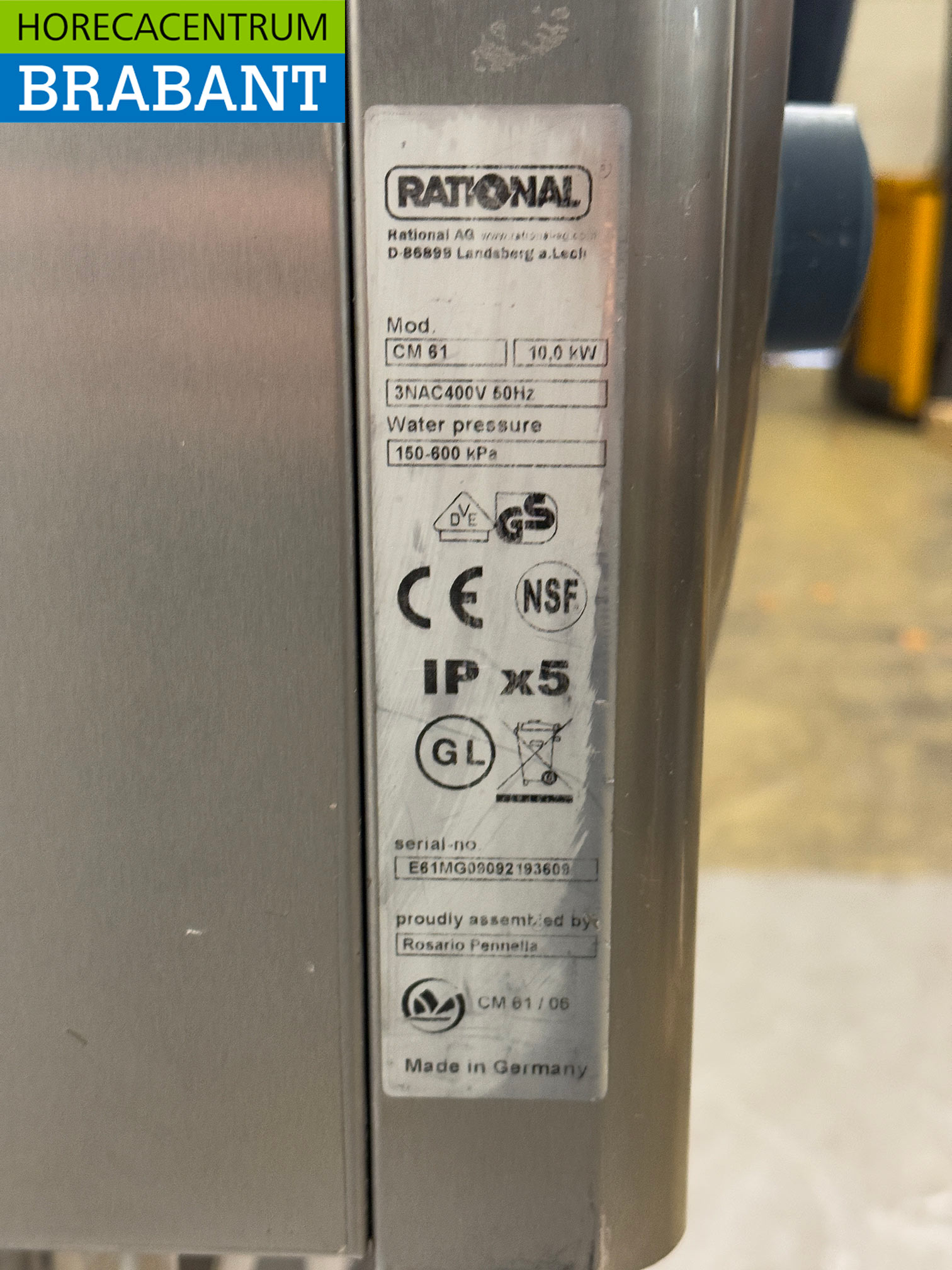 Stainless steel Rational Combimaster Combisteamer Steamer CM 61 6 x 1/1 GN 400V Horeca - Image 7