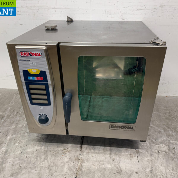 Stainless steel Rational SCC 61 SelfCookingCenter 6 x 1/1 GN Combisteamer 400V Horeca