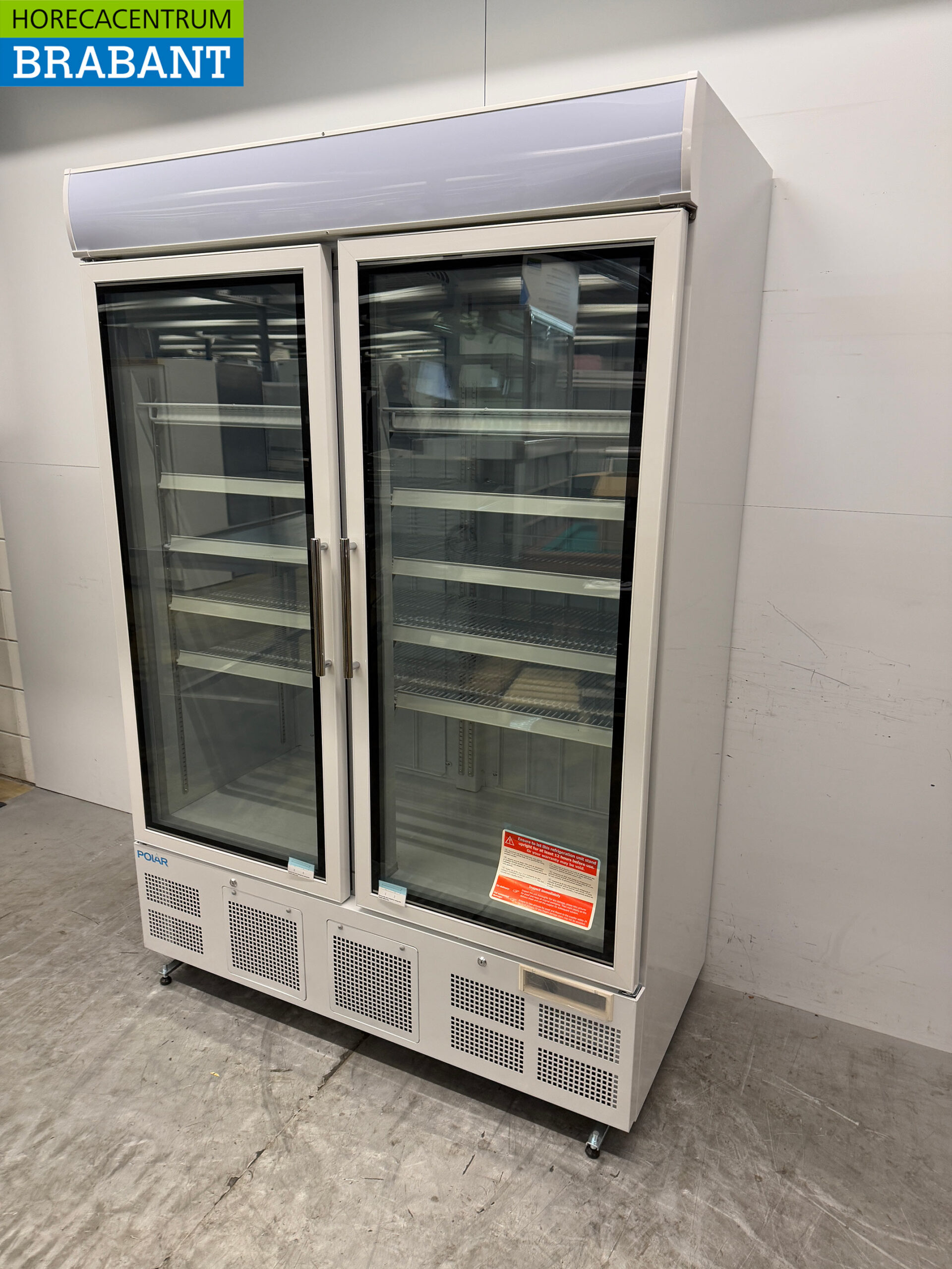 Polar Glass door freezer cabinet Freezer cabinet with glass doors 920 liters 230V Horeca - Image 2