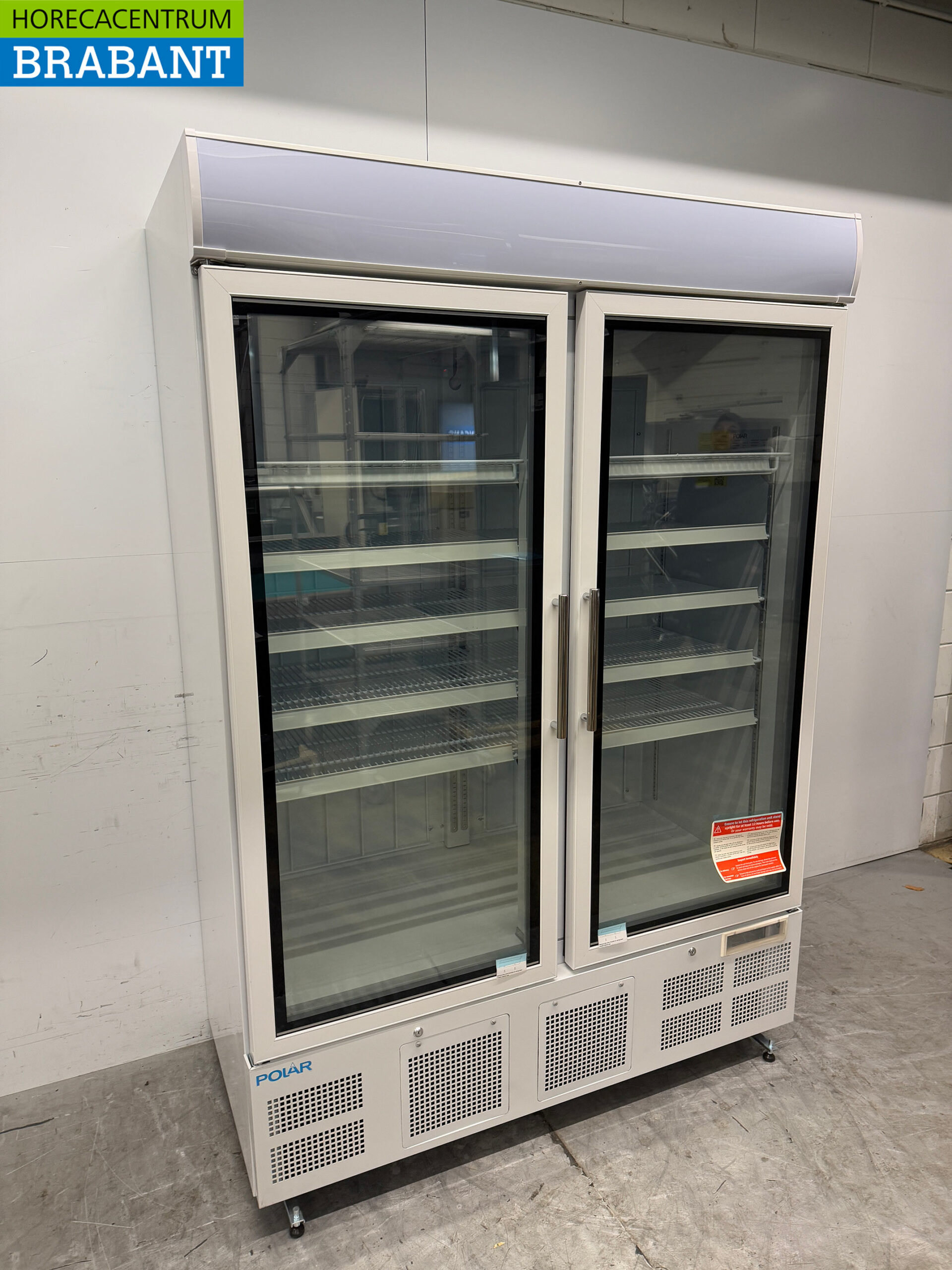 Polar Glass door freezer cabinet Freezer cabinet with glass doors 920 liters 230V Horeca - Image 3