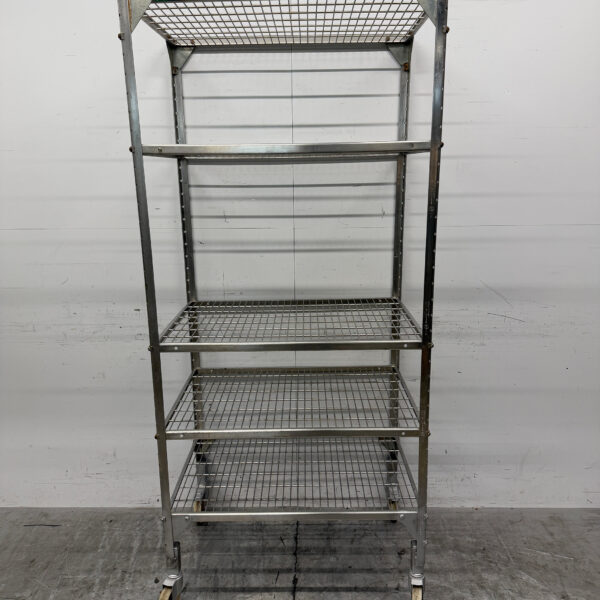 Stainless steel Mobile Shelving 91 x 62 x 202 cm Catering