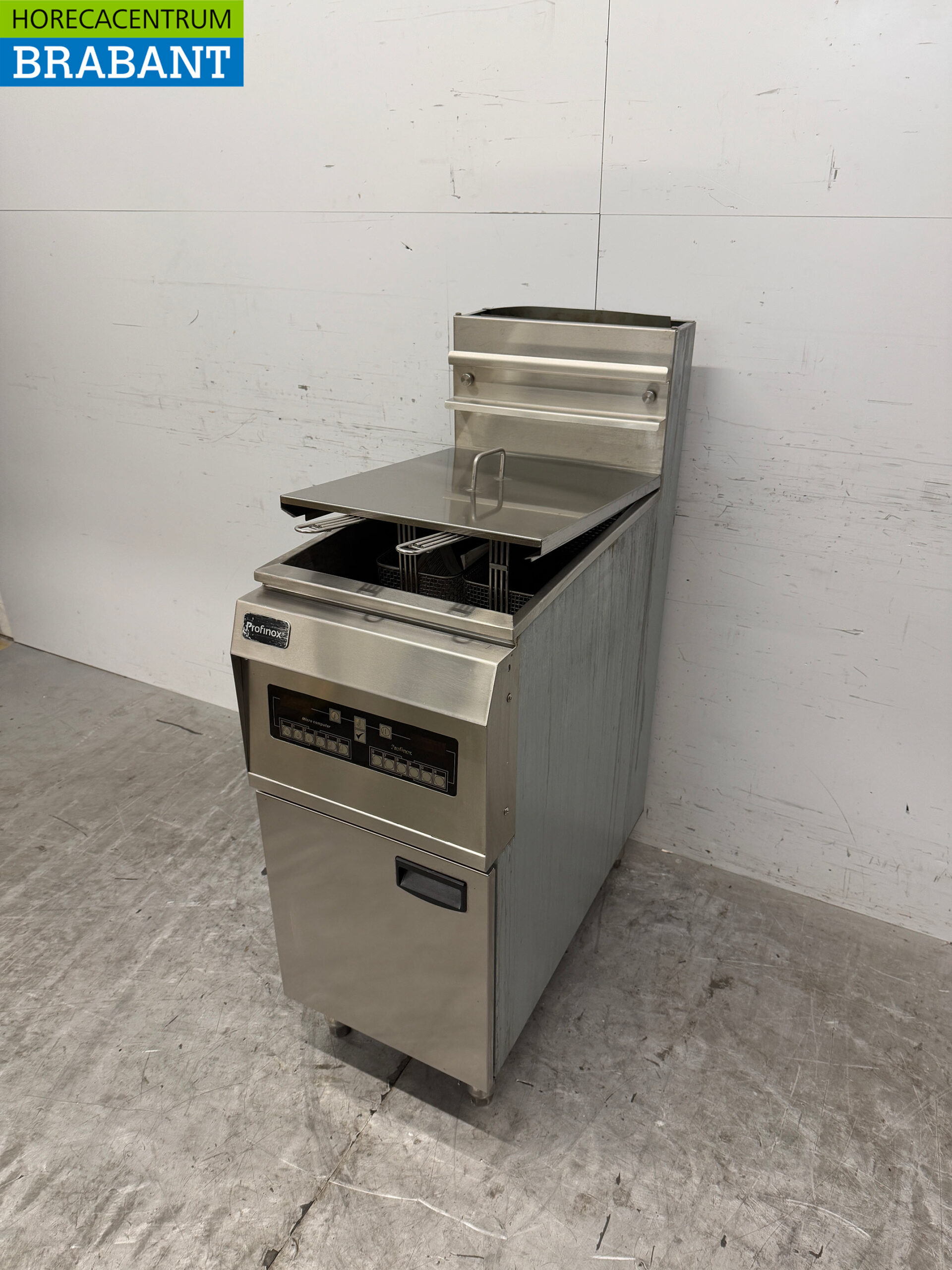 Stainless steel Profinox Fryer 21 liters GAS Catering - Image 2