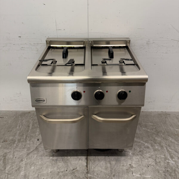 Stainless steel Combisteel Double Fryer 2 x 18 liters 400V Horeca