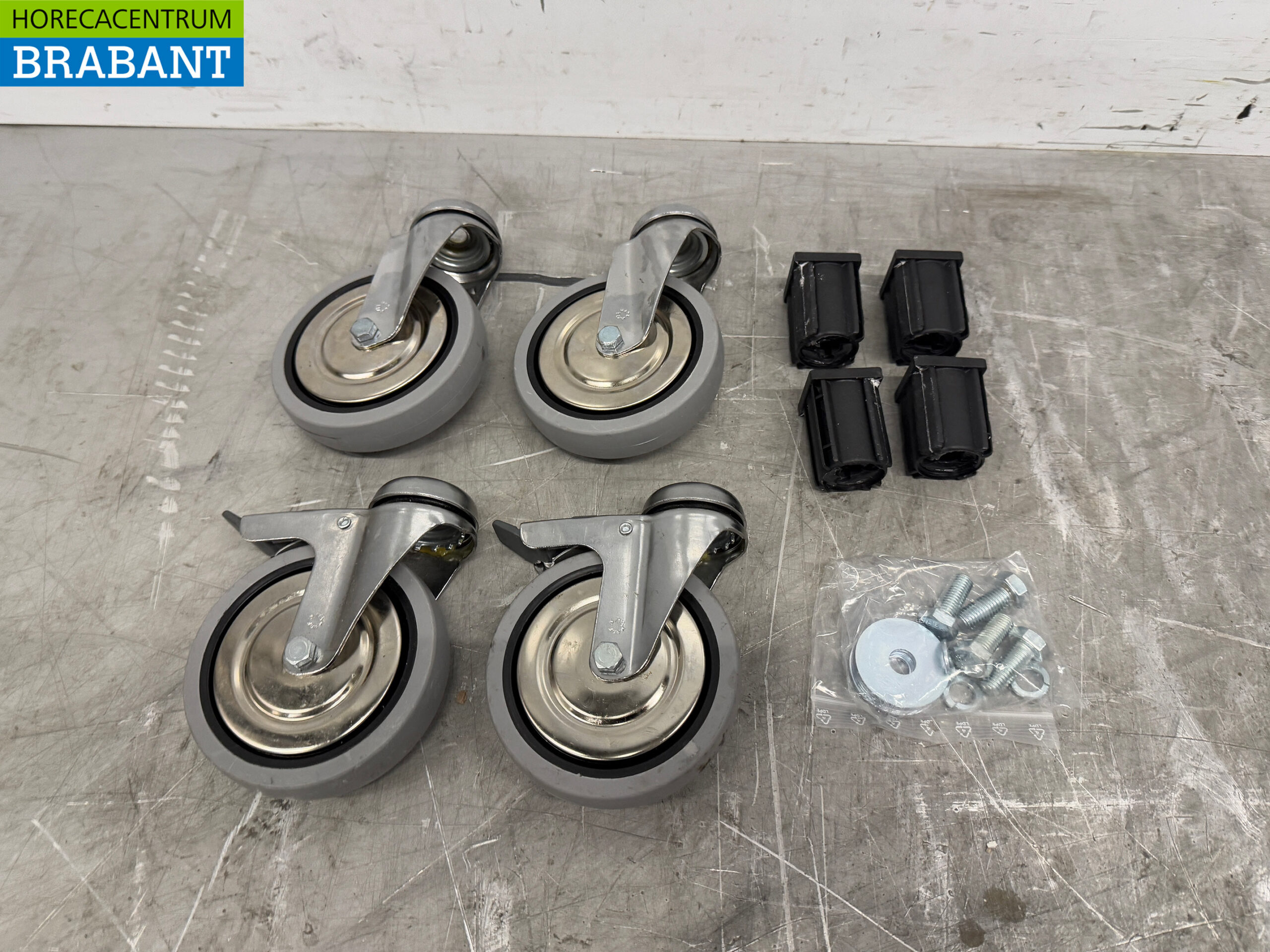 Gastro M set of 4 casters PVC