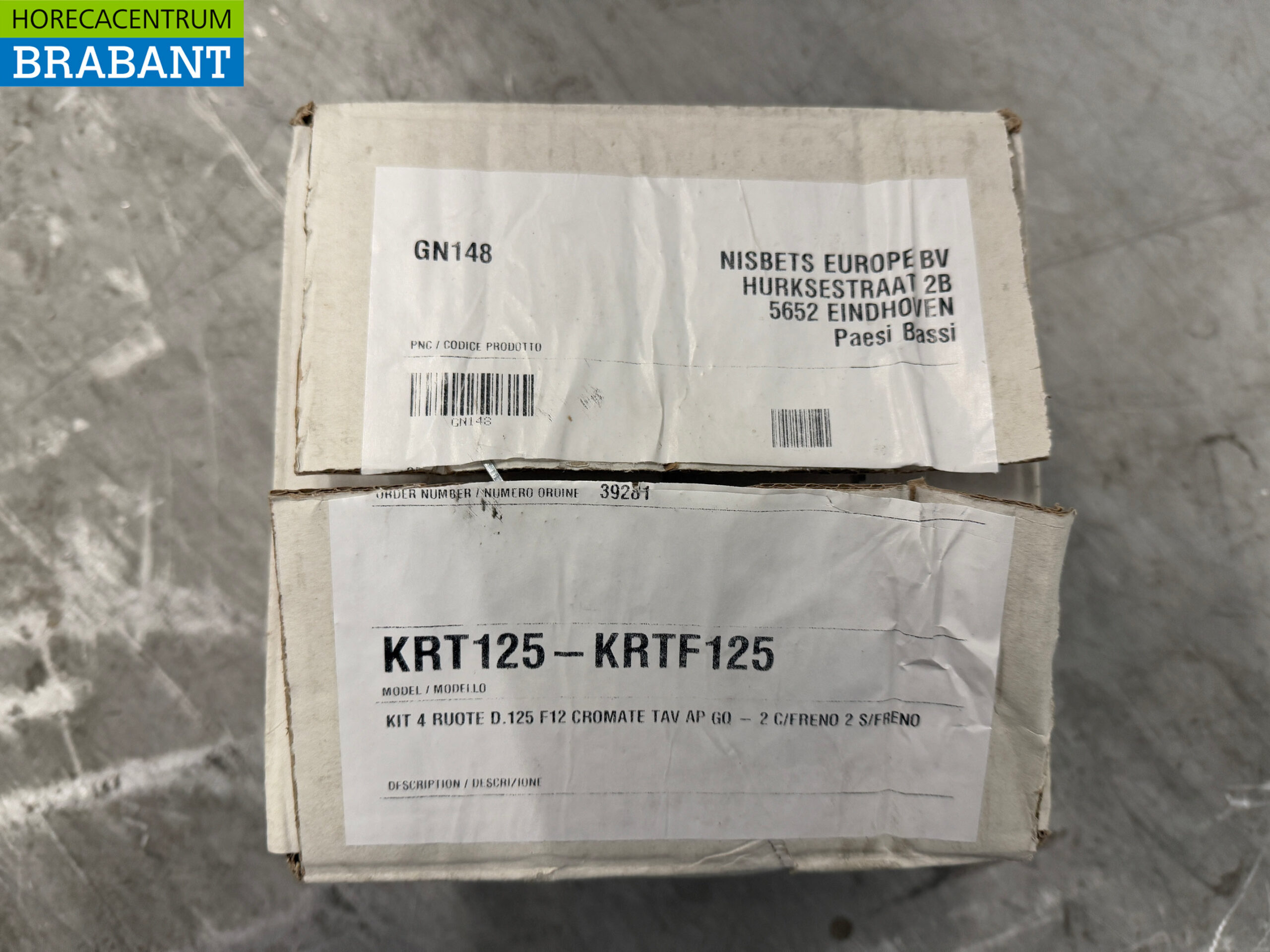 Gastro M set of 4 casters PVC - Image 4