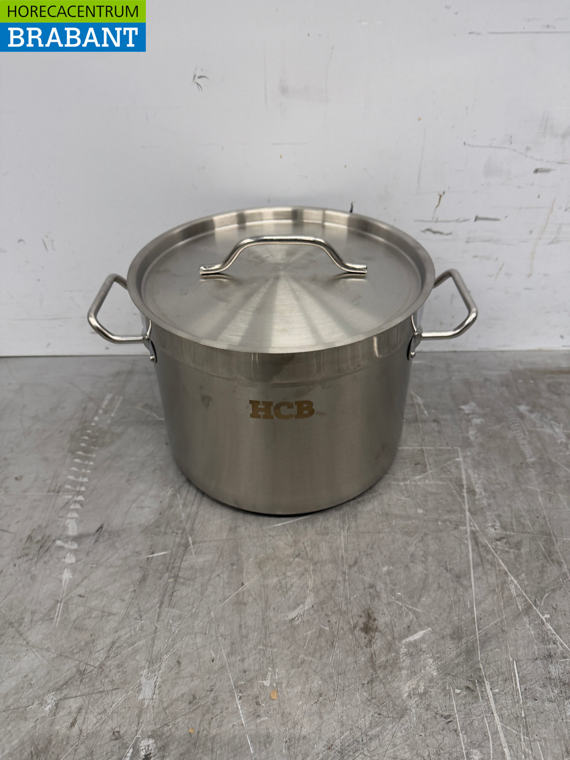 Stainless steel HCB Soup Pan Cooking Pan Induction 20 x 12 cm 4 liter Horeca